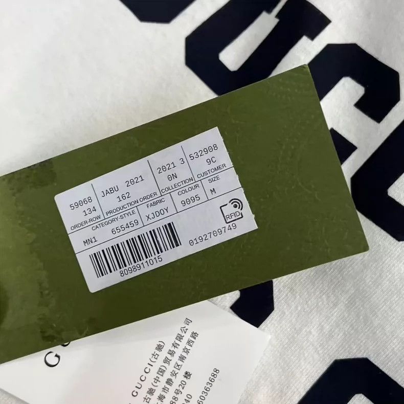 Gucci Gucci Loose vintage digital jersey short-sleeved T-shirt 25 Size US M / EU 48-50 / 2 - 7 Thumbnail