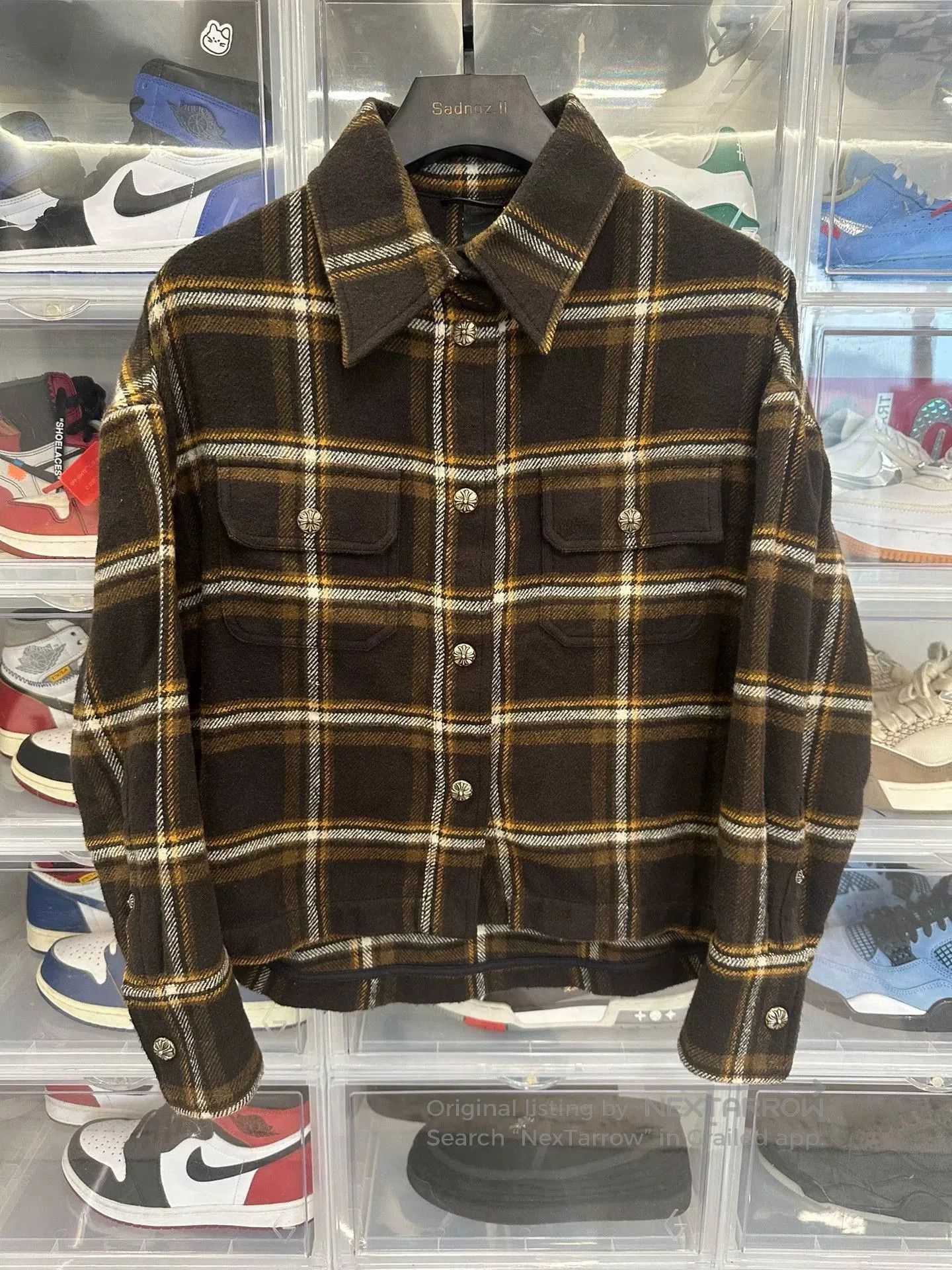 Chrome Hearts Chrome Hearts Women's Workdog Plaid Shirt Jacket. Size S / US 4 / IT 40 - 1 Thumbnail