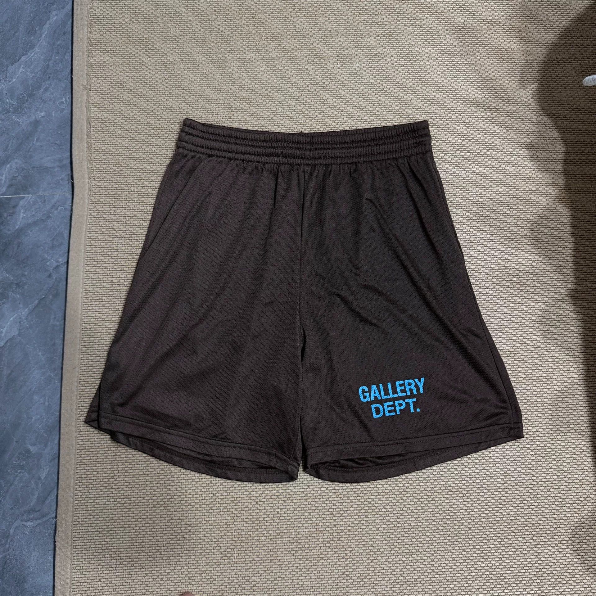 Gallery Dept. Gallery Dept Brown Mesh Logo Shorts Size US 31 - 1 Thumbnail