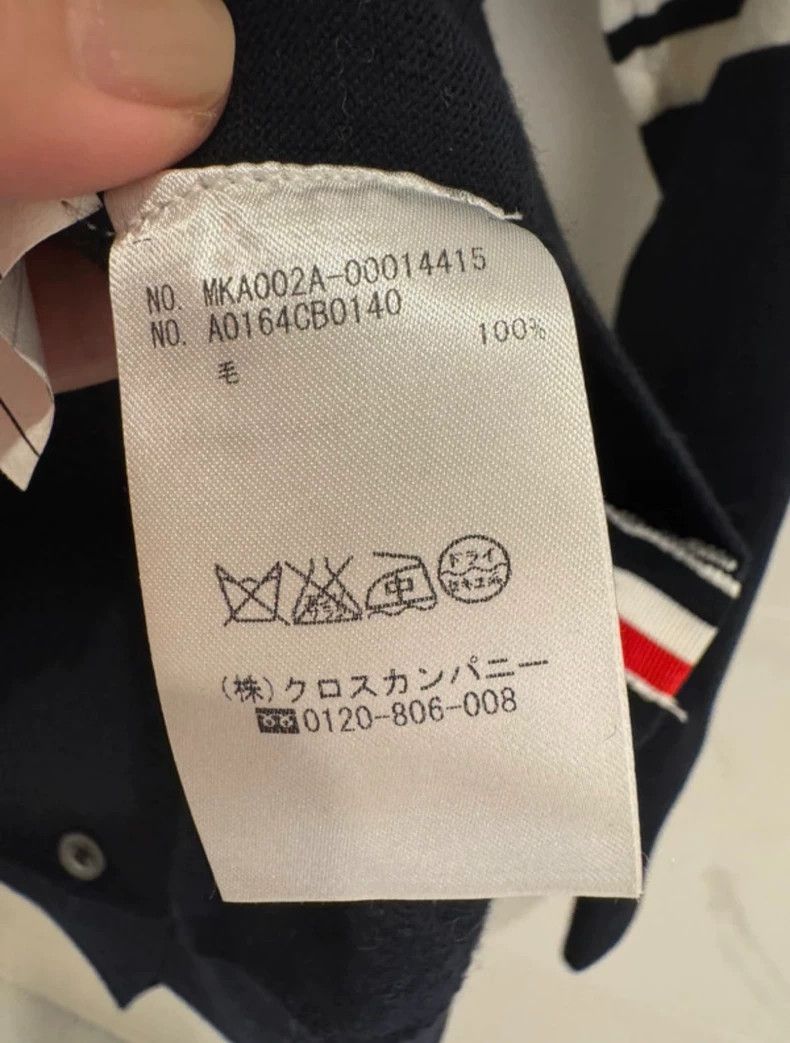 Thom Browne Thom Browne size1 Round collar four bar wool sweater Size US S / EU 44-46 / 1 - 6 Thumbnail