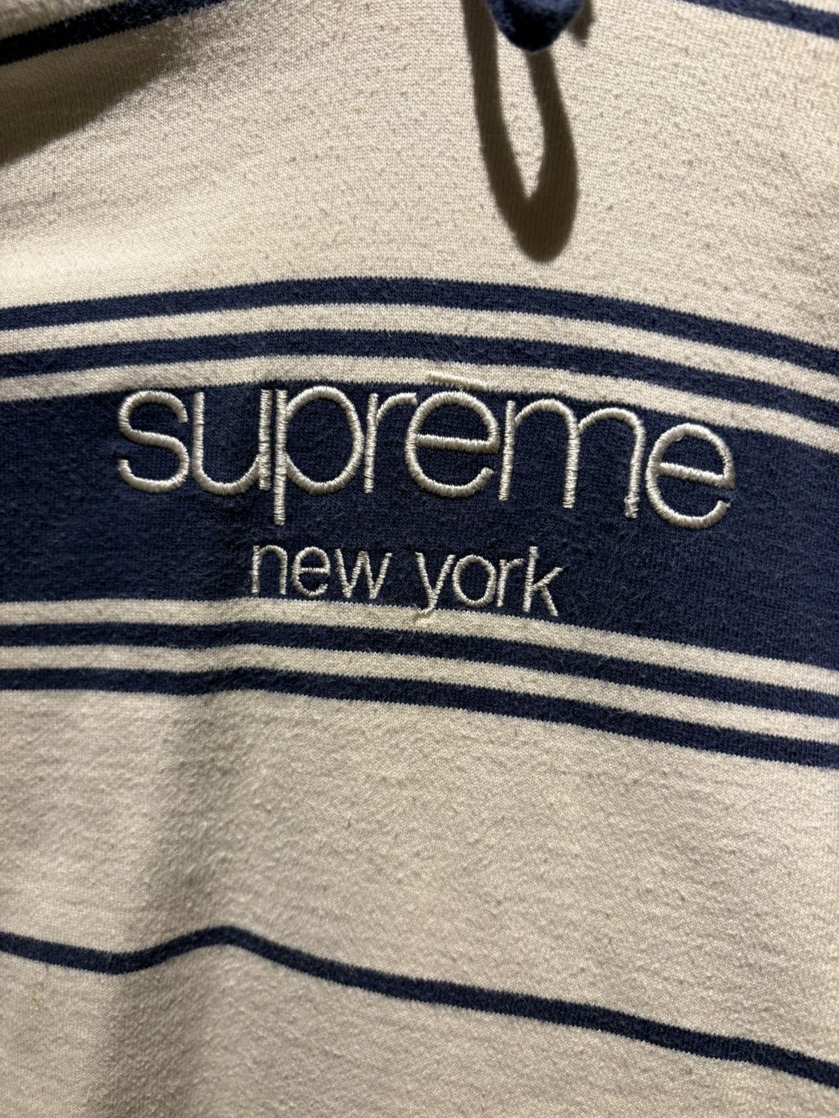 Supreme × Vintage Vintage Supreme stripped hoodie Size US M / EU 48-50 / 2 - 2 Thumbnail
