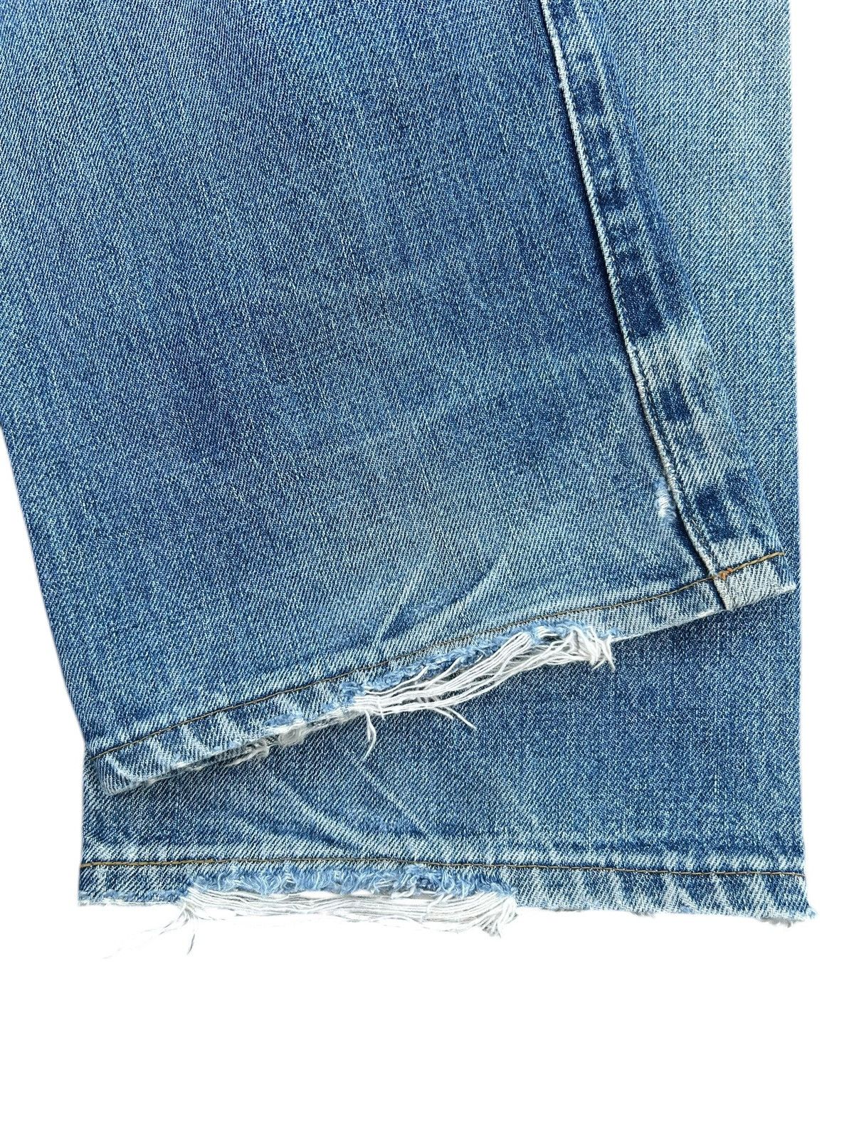 Kapital Vintage Levis Big E Selvedge Distressed Denim Jeans Size US 30 / EU 46 - 15 Thumbnail