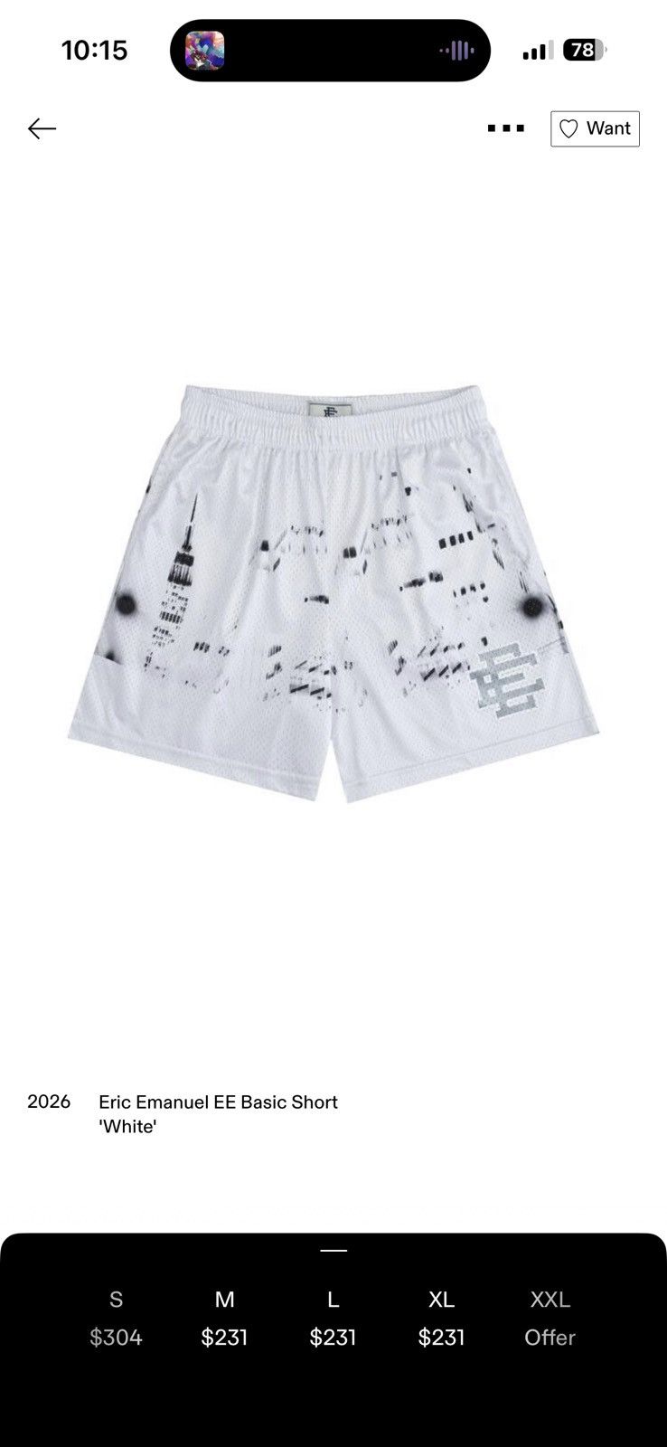 Eric Emanuel Eric Emanuel “skyline” shorts Size US 34 / EU 50 - 7 Thumbnail
