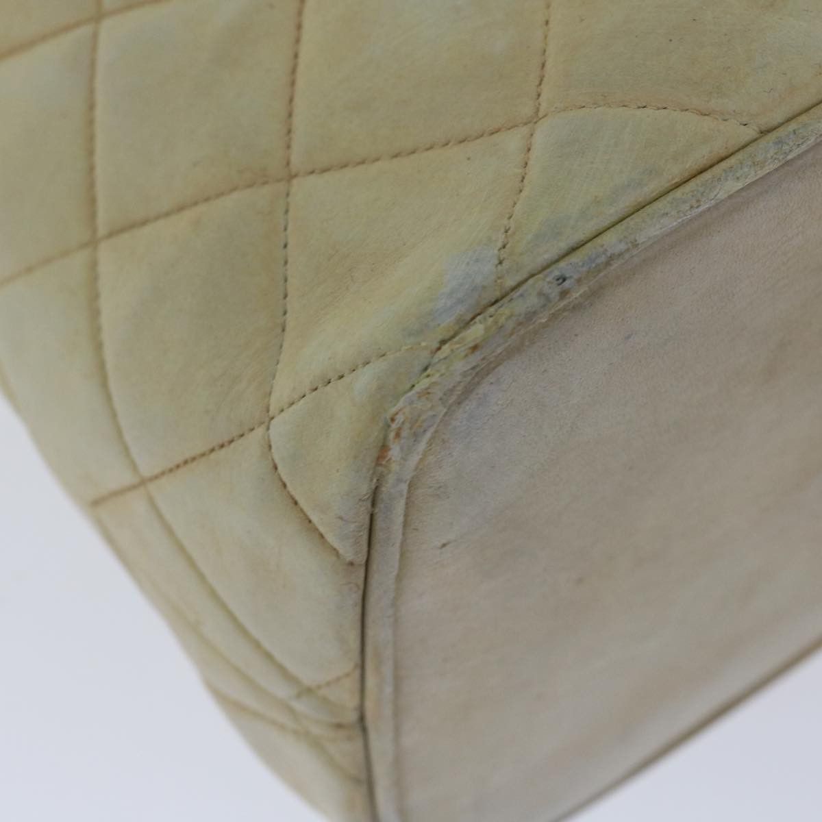Chanel CHANEL Tote Bag Lamb Skin Beige CC Size ONE SIZE - 10 Thumbnail