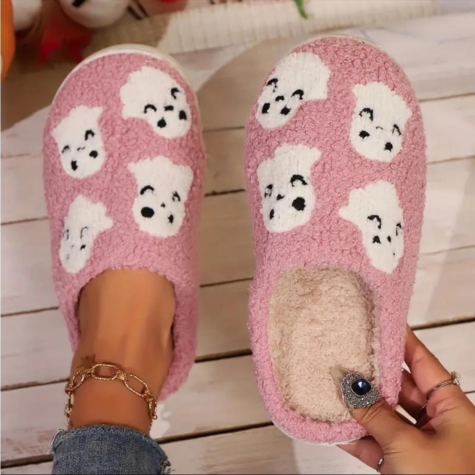 Designer Halloween Ghost Slippers NWT Size US 6.5 / IT 36.5 - 2 Thumbnail
