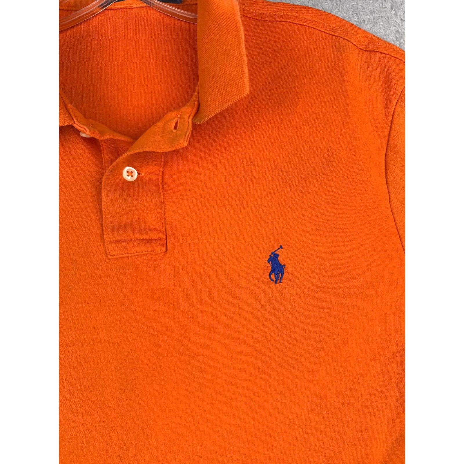 Ralph Lauren Polo Ralph Lauren Shirt Adult Large Orange 100% Cotton Short Sleeve Pony READ Size US L / EU 52-54 / 3 - 6 Thumbnail