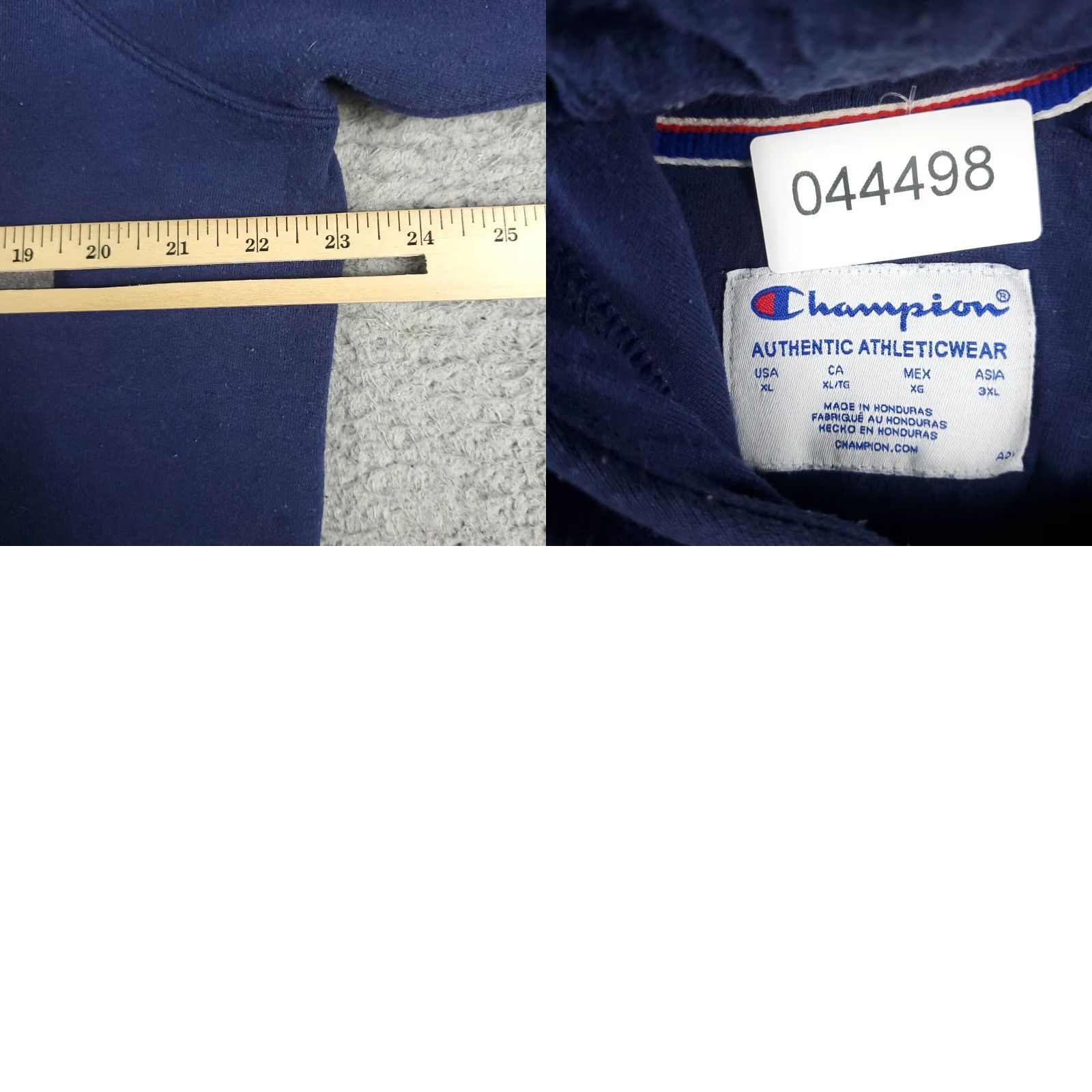 Champion Champion Hoodie Womens XL Blue Cotton Blend Pullover Sweatshirt Size XL / US 12-14 / IT 48-50 - 8 Thumbnail