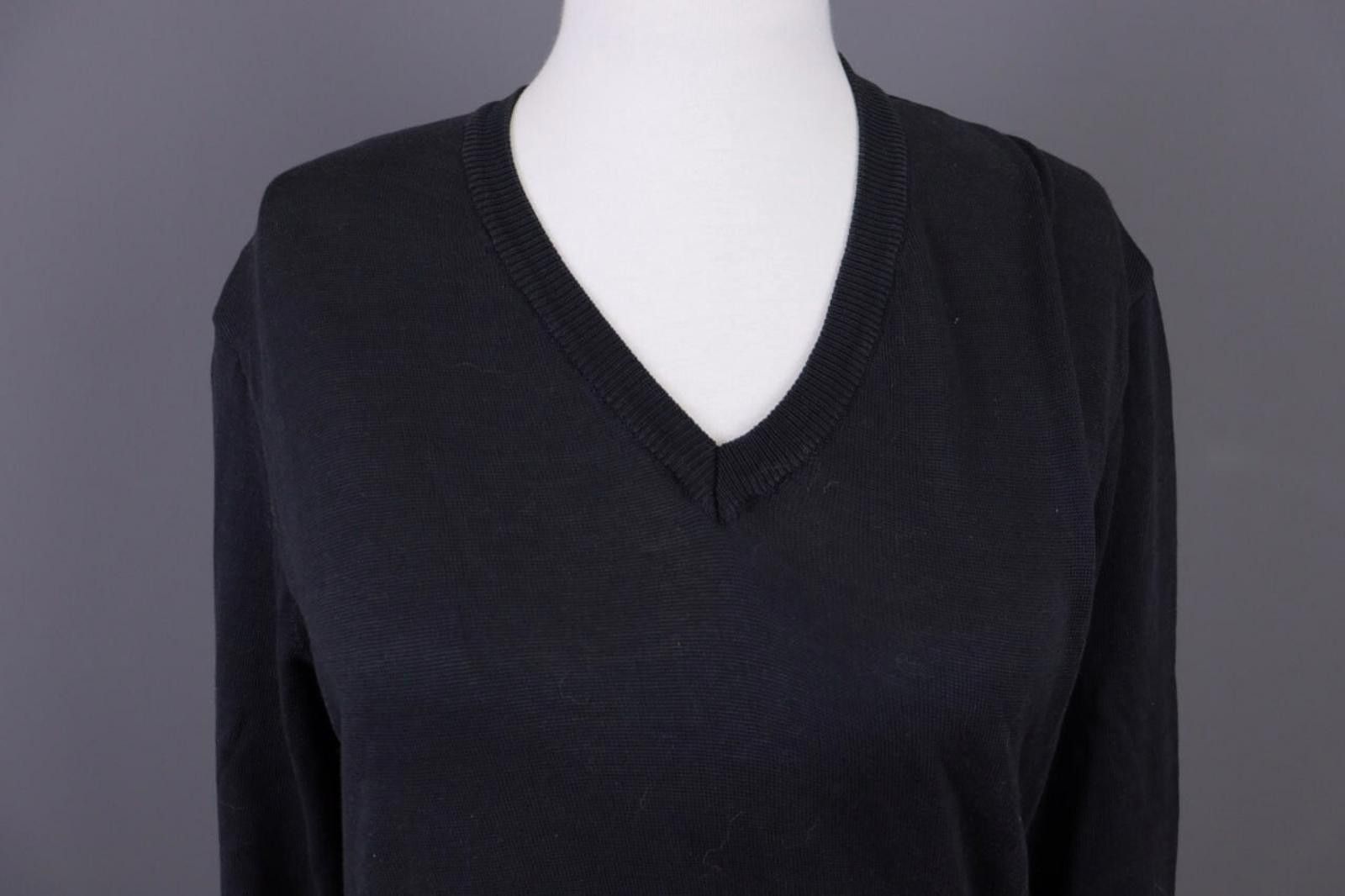 J.Crew J.Crew Black V-Neck Jumper Knit Sweater Size M Size M / US 6-8 / IT 42-44 - 3 Thumbnail