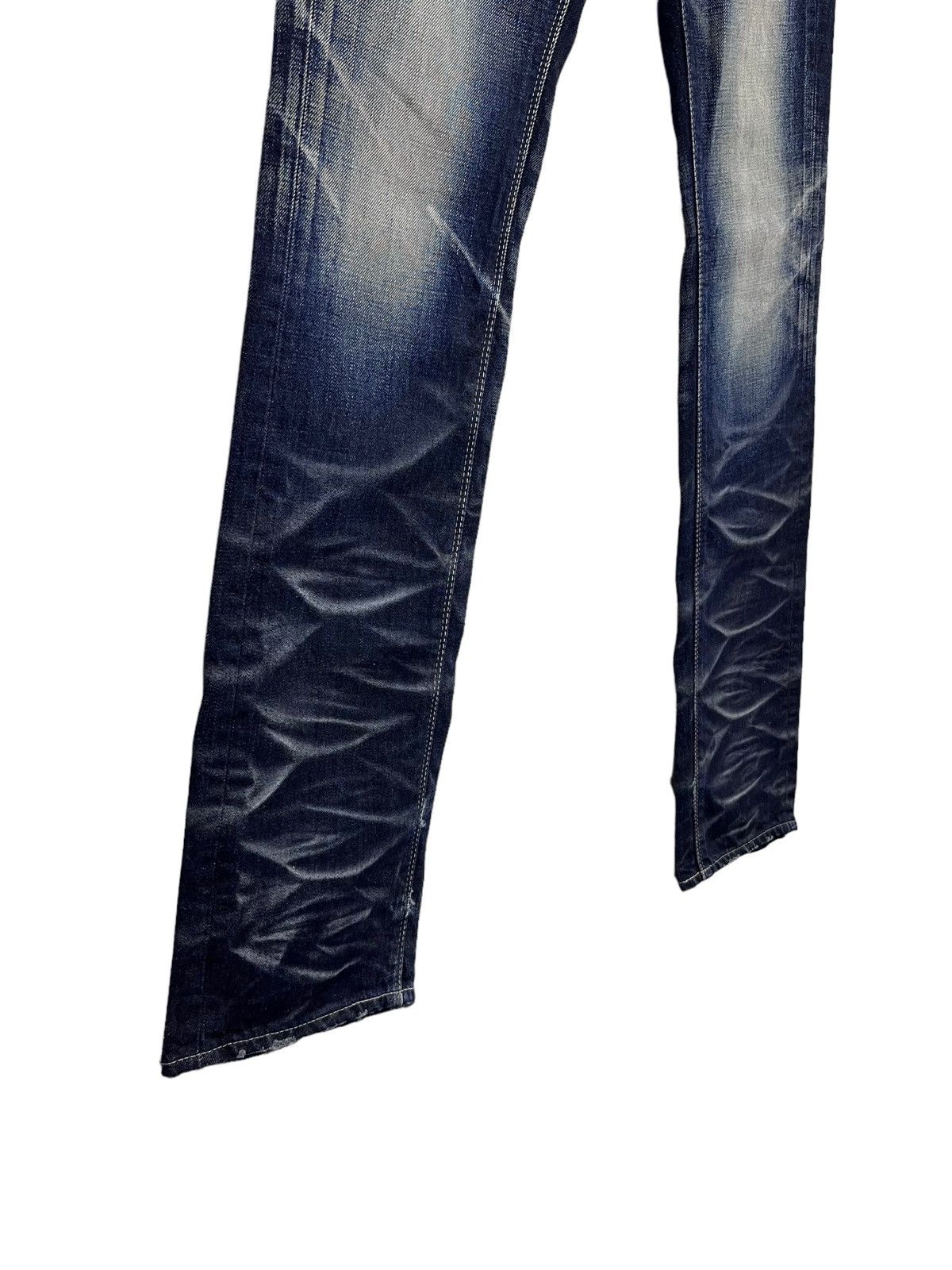 🔥MADE IN JAPAN! Designer FUGA Distressed Whiskered Slim Fit