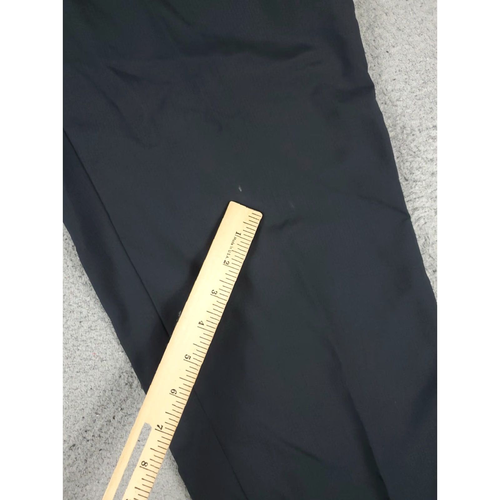 Nike Nike Dri-Fit Golf Pants Mens 34x34 Black Flat Front Chino Trousers Size US 34 / EU 50 - 6 Thumbnail