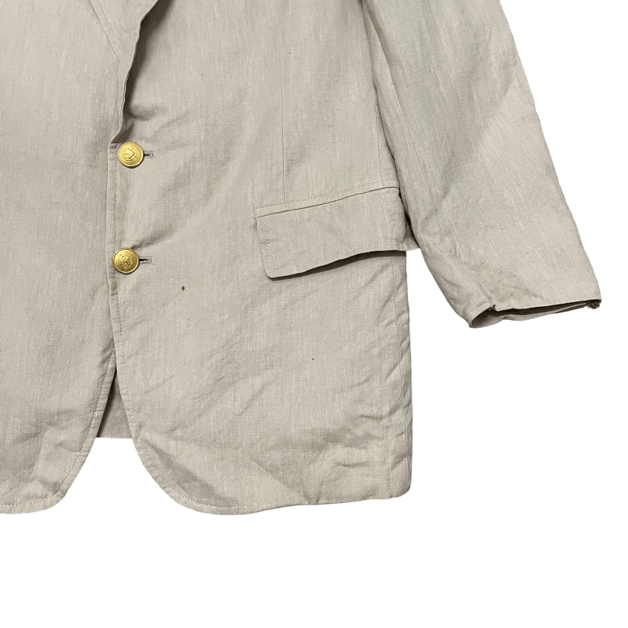 Chaps Ralph Lauren Vintage Chaps Ralph Lauren Gold Button Blazer Jacket Size US M / EU 48-50 / 2 - 4 Thumbnail