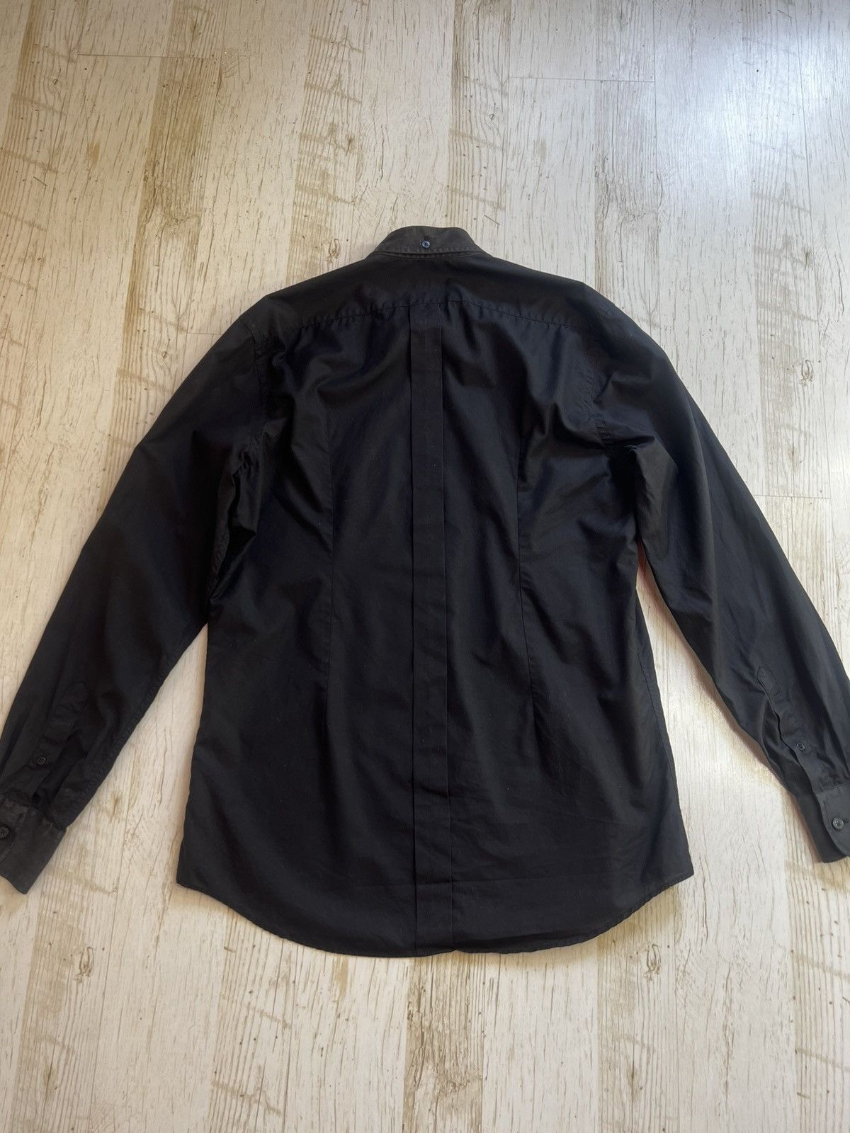 Dolce & Gabbana Dolce & Gabbana Cotton Shirt with Silk Details–Size 16.5(42) Size US M / EU 48-50 / 2 - 7 Thumbnail
