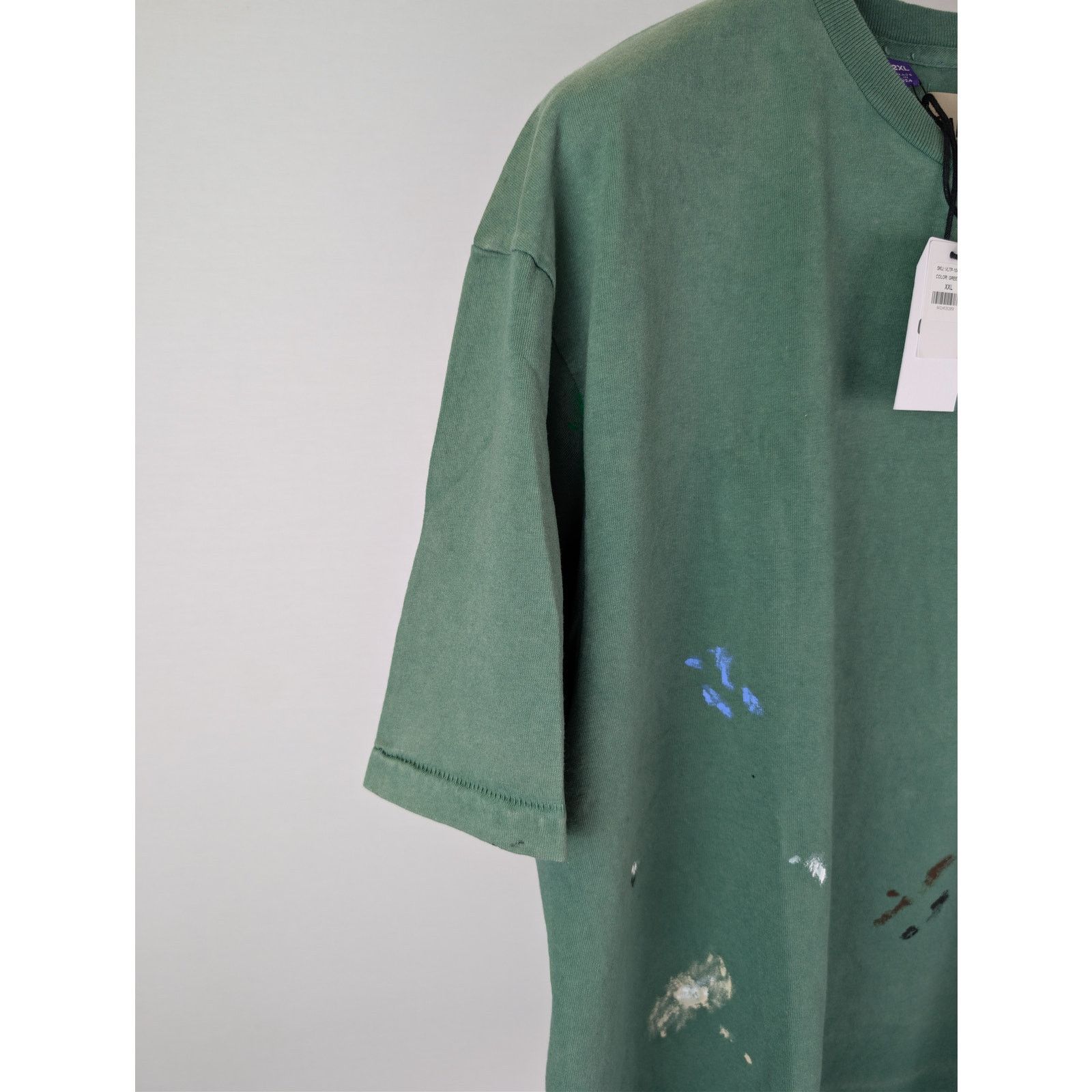 Gallery Dept. o1rshd1 Vintage Logo Painted T-Shirt in Green XX-Large Size US XXL / EU 58 / 5 - 6 Thumbnail