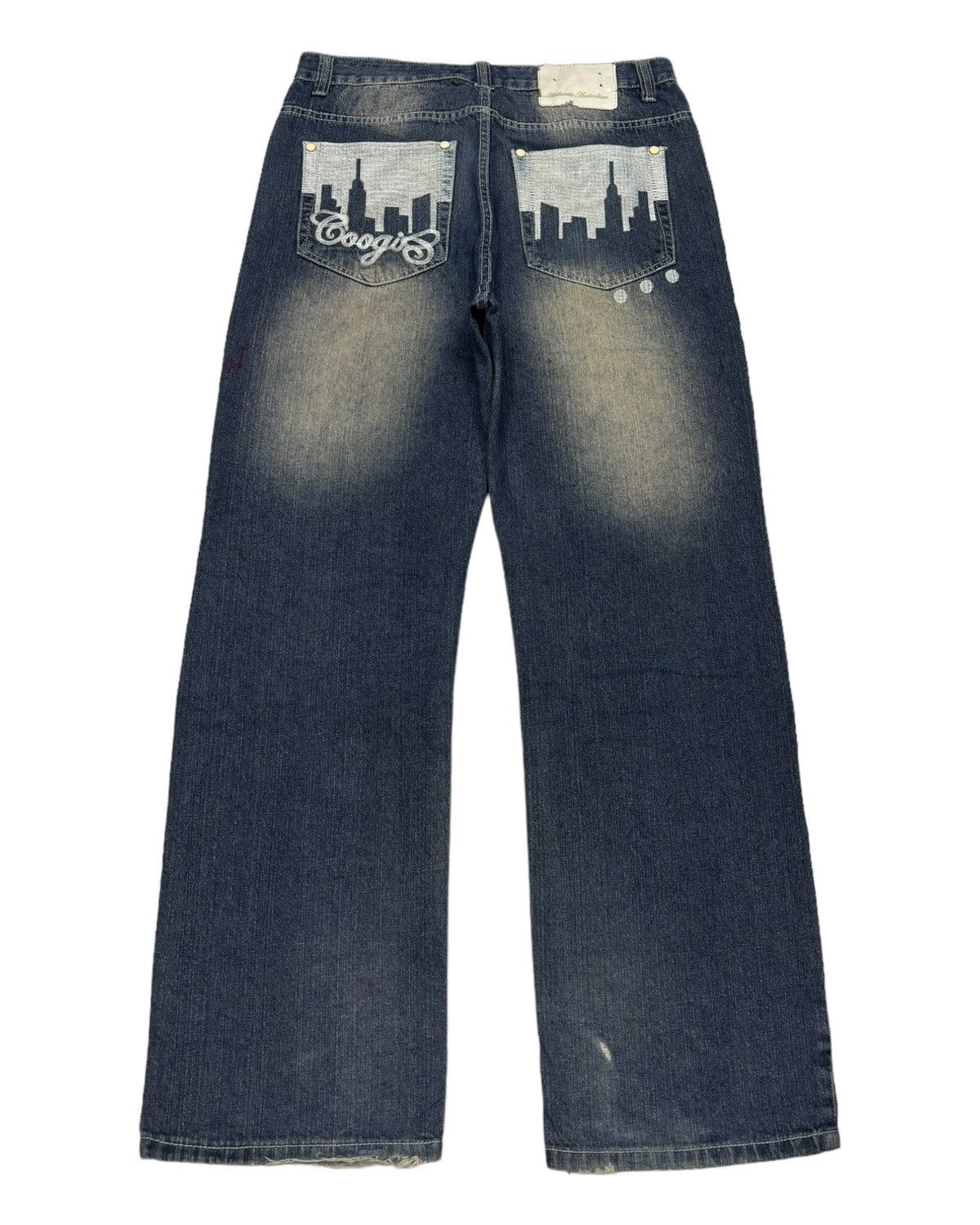 Coogi RARE🔥Coogi 90s Baggy Jeans Hip Hop Style Denim Size US 34 / EU 50 - 1 Thumbnail