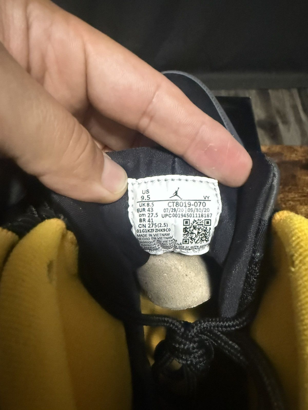 Jordan Brand 🔥 Air Jordan 9 “University Gold” – Size 9.5 Men – Brand New Size US 9.5 / EU 42-43 - 5 Thumbnail