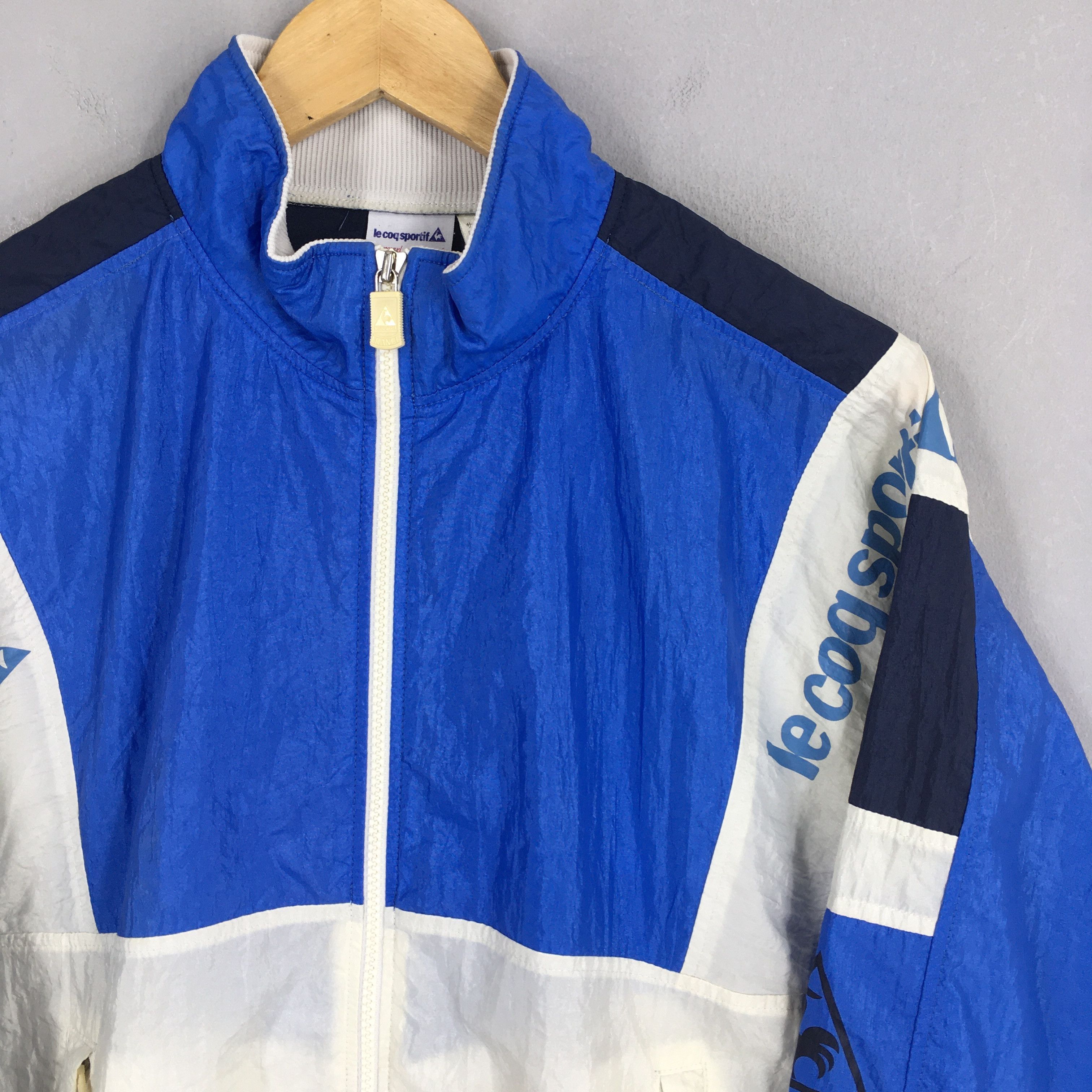 Le Coq Sportif Vintage 90s Le Coq Sportif Windbreaker Jacket Medium Size US M / EU 48-50 / 2 - 2 Thumbnail