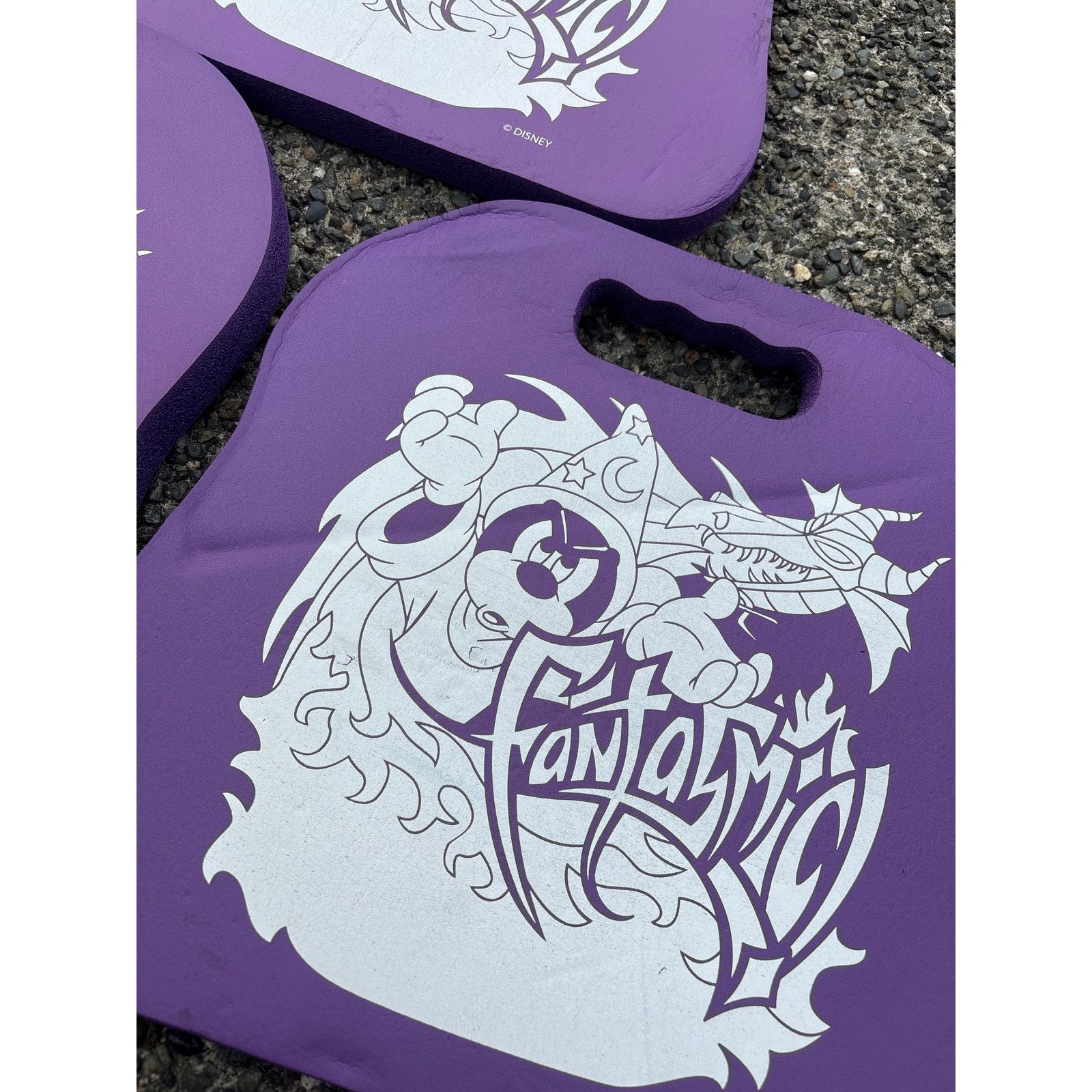 Disney Rare Vintage Fantasmic Disney Purple seat cover Disneyland Size ONE SIZE - 3 Thumbnail
