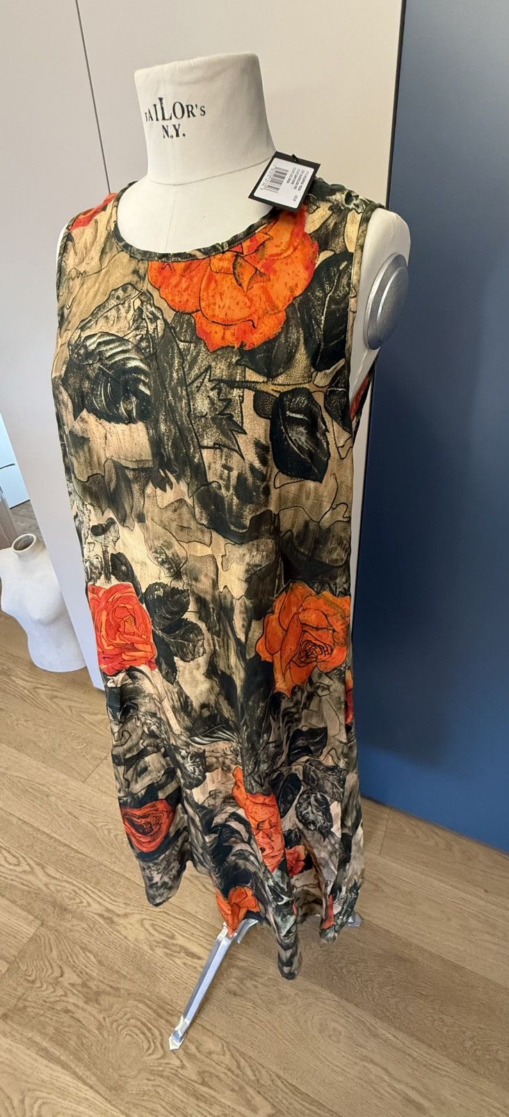 R13 R13 Sleeveless Midi - Camo Rose Size M / US 6-8 / IT 42-44 - 3 Thumbnail