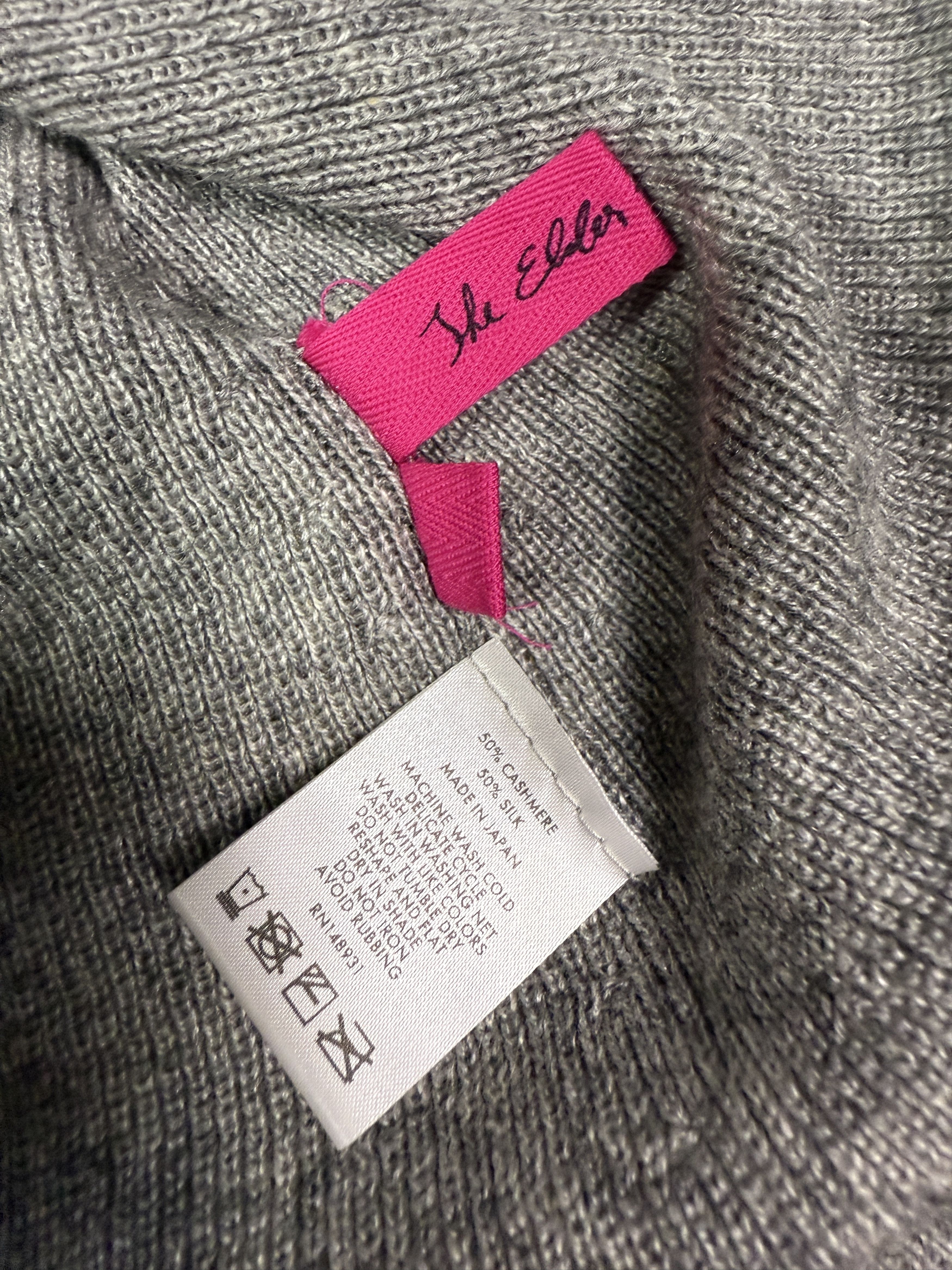 The Elder Statesman $650 The Elder Statesman Delicash Light Grey Turtleneck Size M / US 6-8 / IT 42-44 - 10 Thumbnail