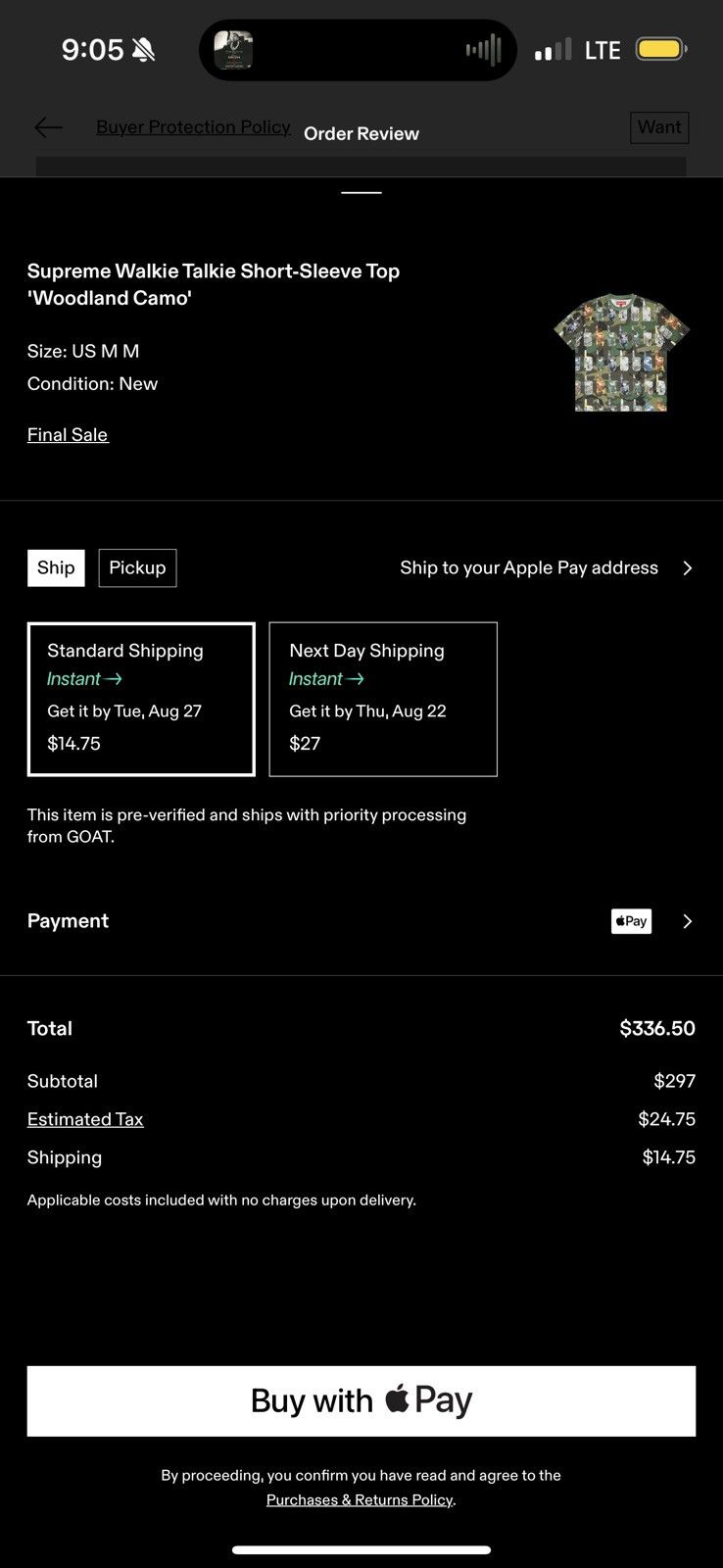 Supreme Supreme Walkie Talkie Tee Sz M Size US M / EU 48-50 / 2 - 5 Thumbnail