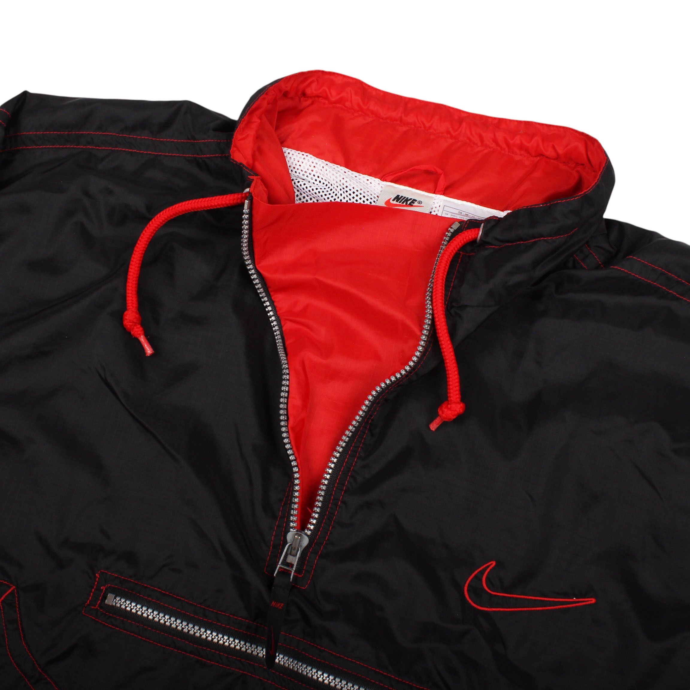 Nike × Vintage Vintage 90s Nike Half Zip Windbreaker Jacket Big Logo Size US L / EU 52-54 / 3 - 7 Thumbnail