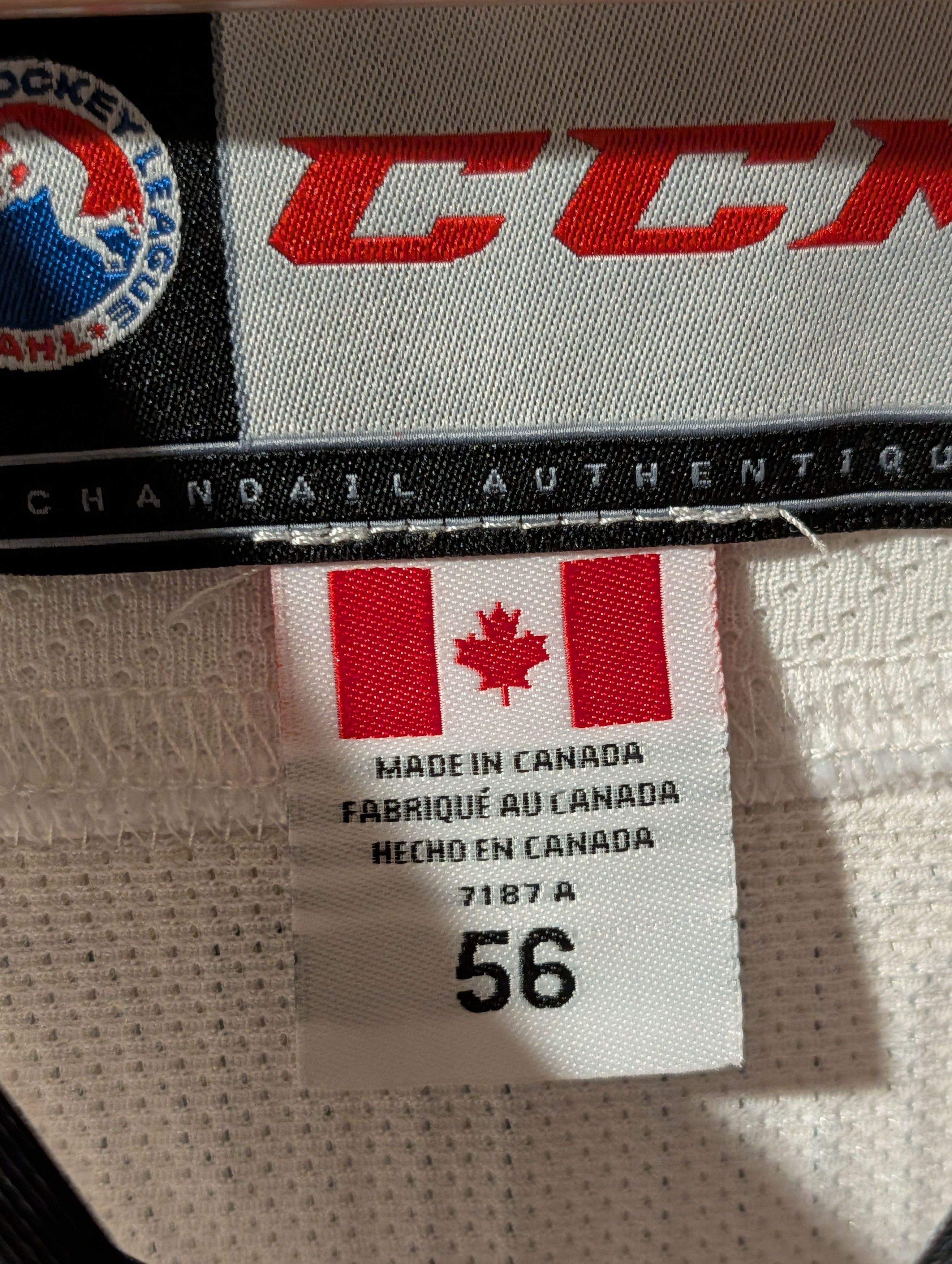 NHL CCM Wilkes-Barre Scranton Penguins Sorkin #7 Hockey Jersey Size US XL / EU 56 / 4 - 7 Thumbnail