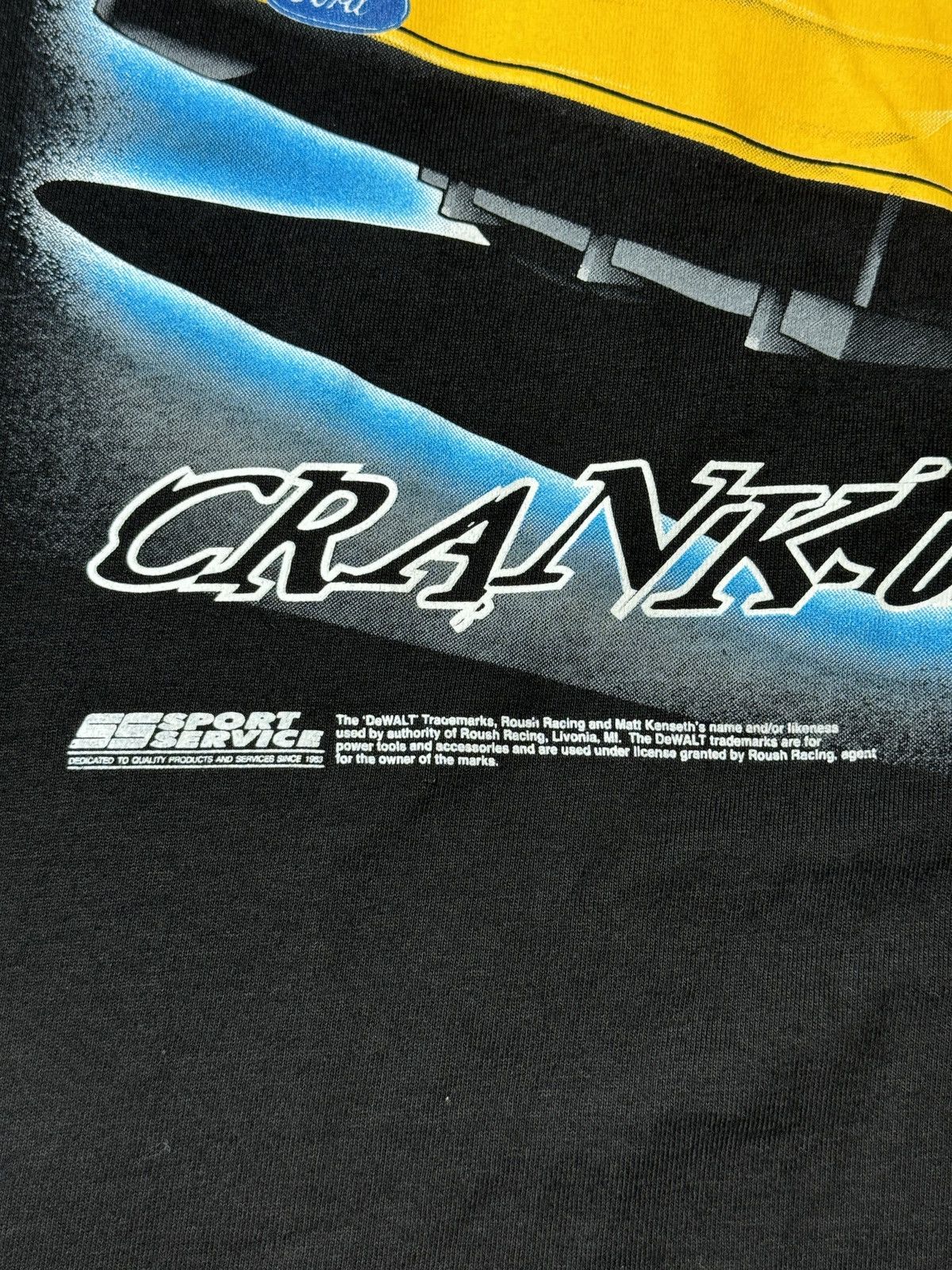 Tultex × Vintage Vtg 90s Y2K Dewalt Racing Matt Kenseth High Voltage T Shirt Size US L / EU 52-54 / 3 - 5 Thumbnail