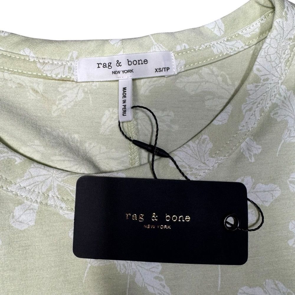 Rag & Bone NWT New $118 Rag & Bone Summer Leaf Cotton T-Shirt Size XS Size XS / US 0-2 / IT 36-38 - 5 Thumbnail