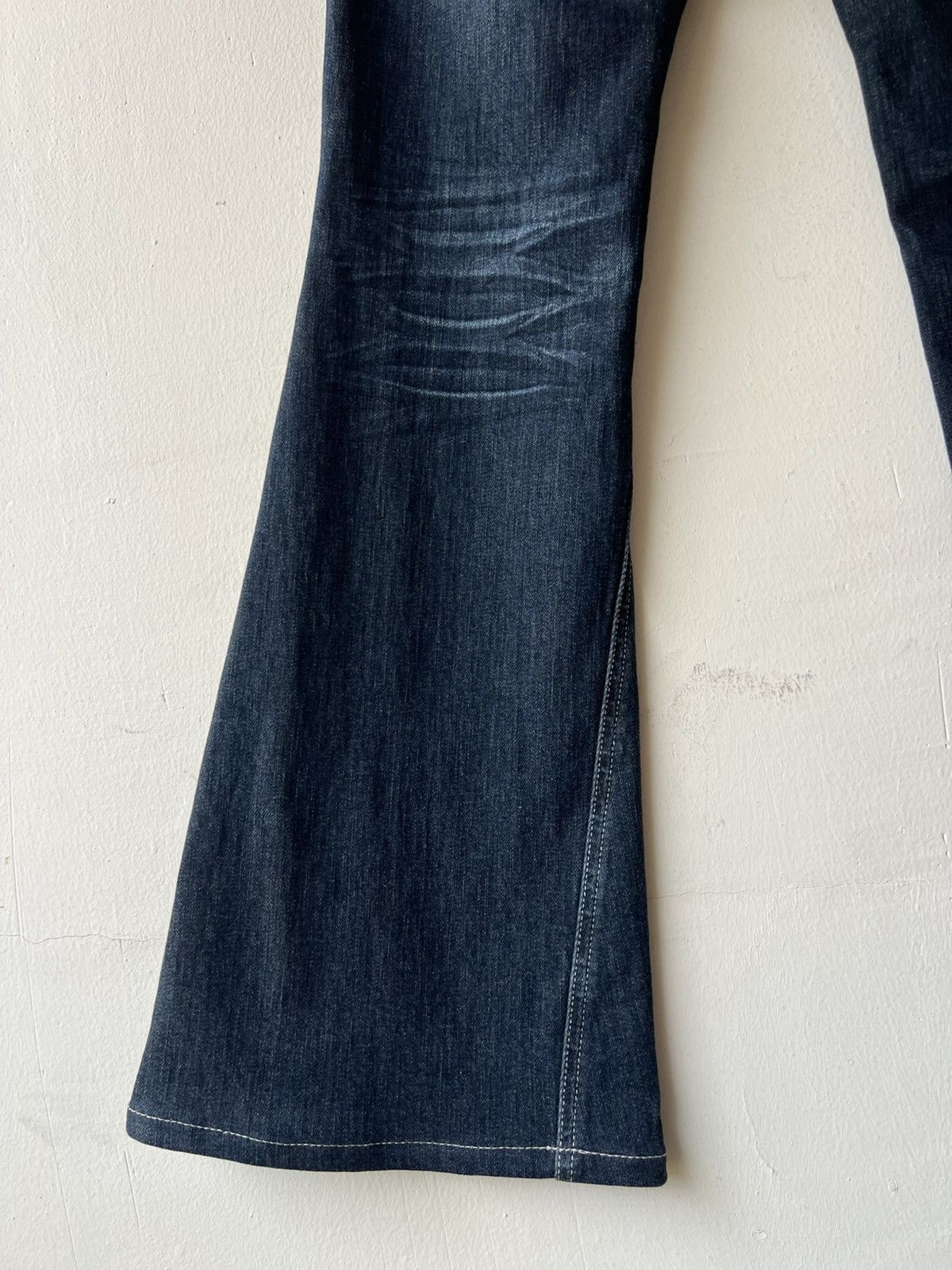 Tornado Mart Tornado Mart Embroidery Tribal Denim Super Flare Jeans Size US 30 / EU 46 - 17 Thumbnail