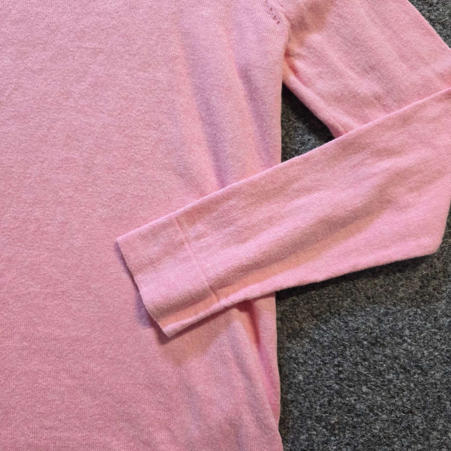 J.Crew J.CREW Sweater Womens XS Pink Ruffle Neckline Long Sleeve Casual Capsule Shirt Size XS / US 0-2 / IT 36-38 - 3 Thumbnail