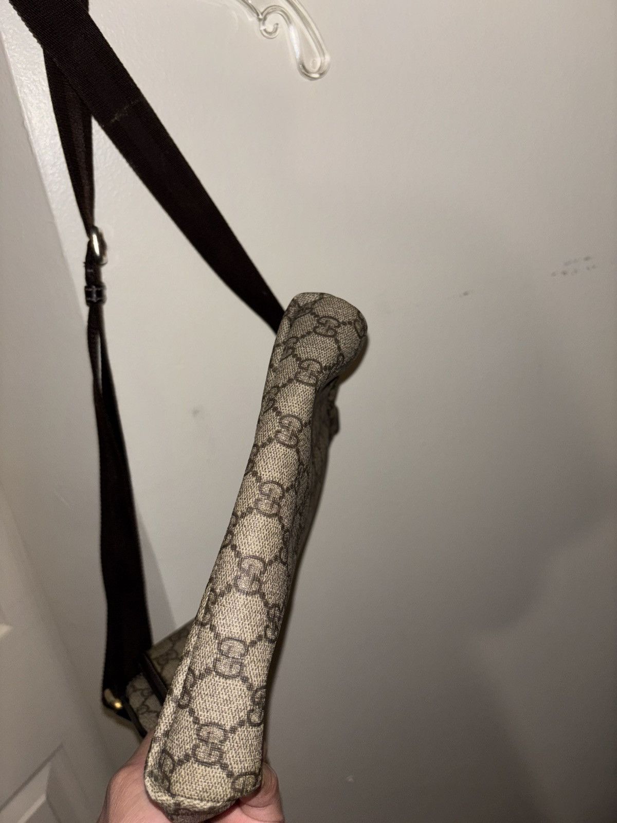 Gucci Gucci GG Supreme Monogram Small Crossbody Flap Shoulder Bag Size ONE SIZE - 8 Thumbnail
