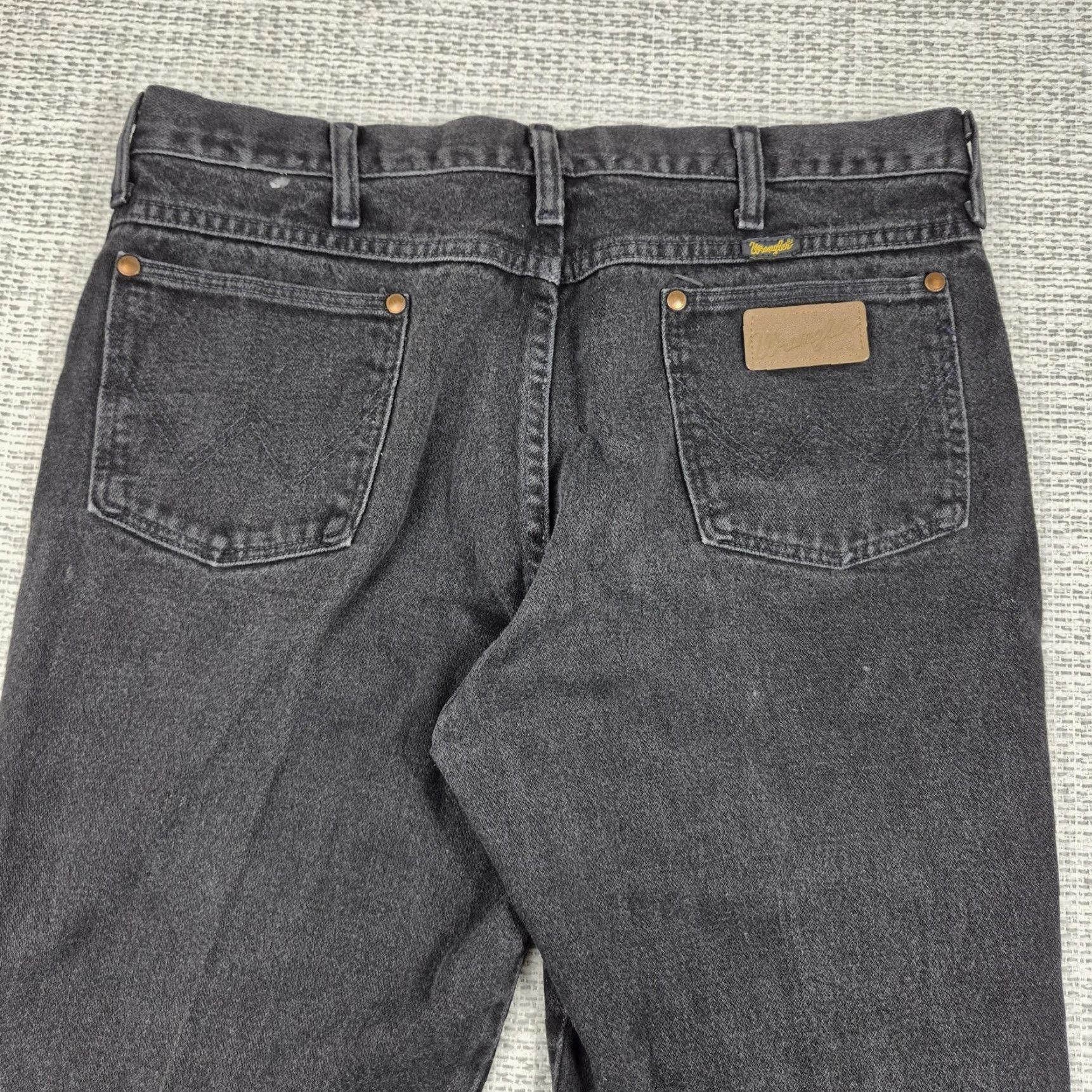 Wrangler VINTAGE Wrangler Cowboy Cut Jeans Mens 36x32 Denim Black 5-Pocket Straight Regular Size US 36 / EU 52 - 3 Thumbnail