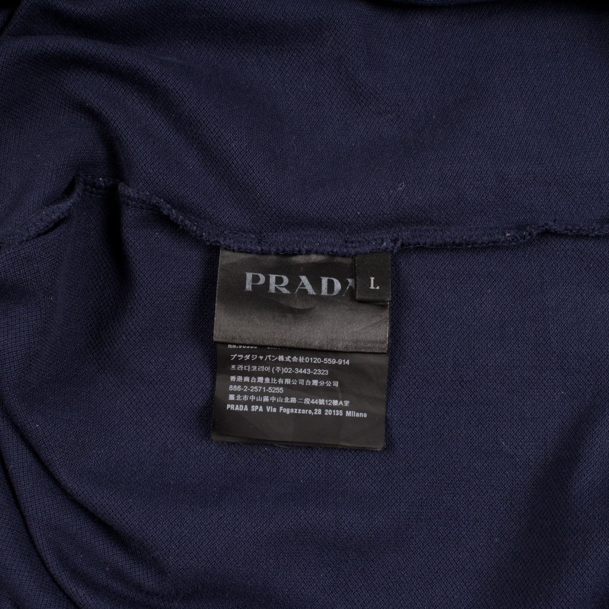 Prada Authentic PRADA Polo Shirts Dark Blue Size: L Size US L / EU 52-54 / 3 - 11 Thumbnail