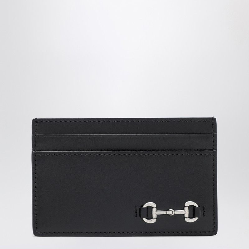 Gucci Gucci Black Cardholder With Horsebit Size ONE SIZE - 1 Thumbnail