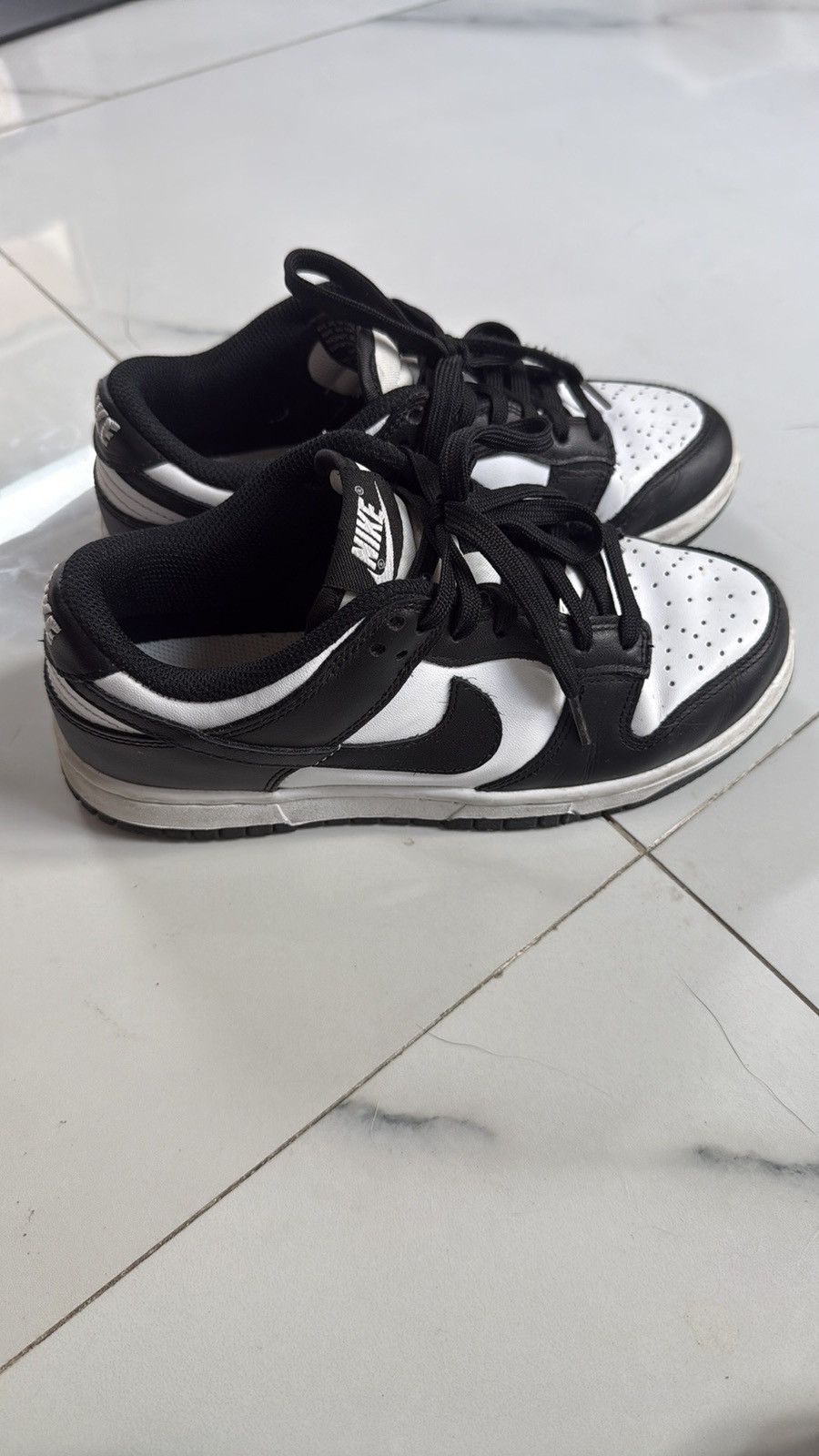 Nike Nike Dunk Low Retro black and white panda Size US 6.5 / IT 36.5 - 1 Thumbnail