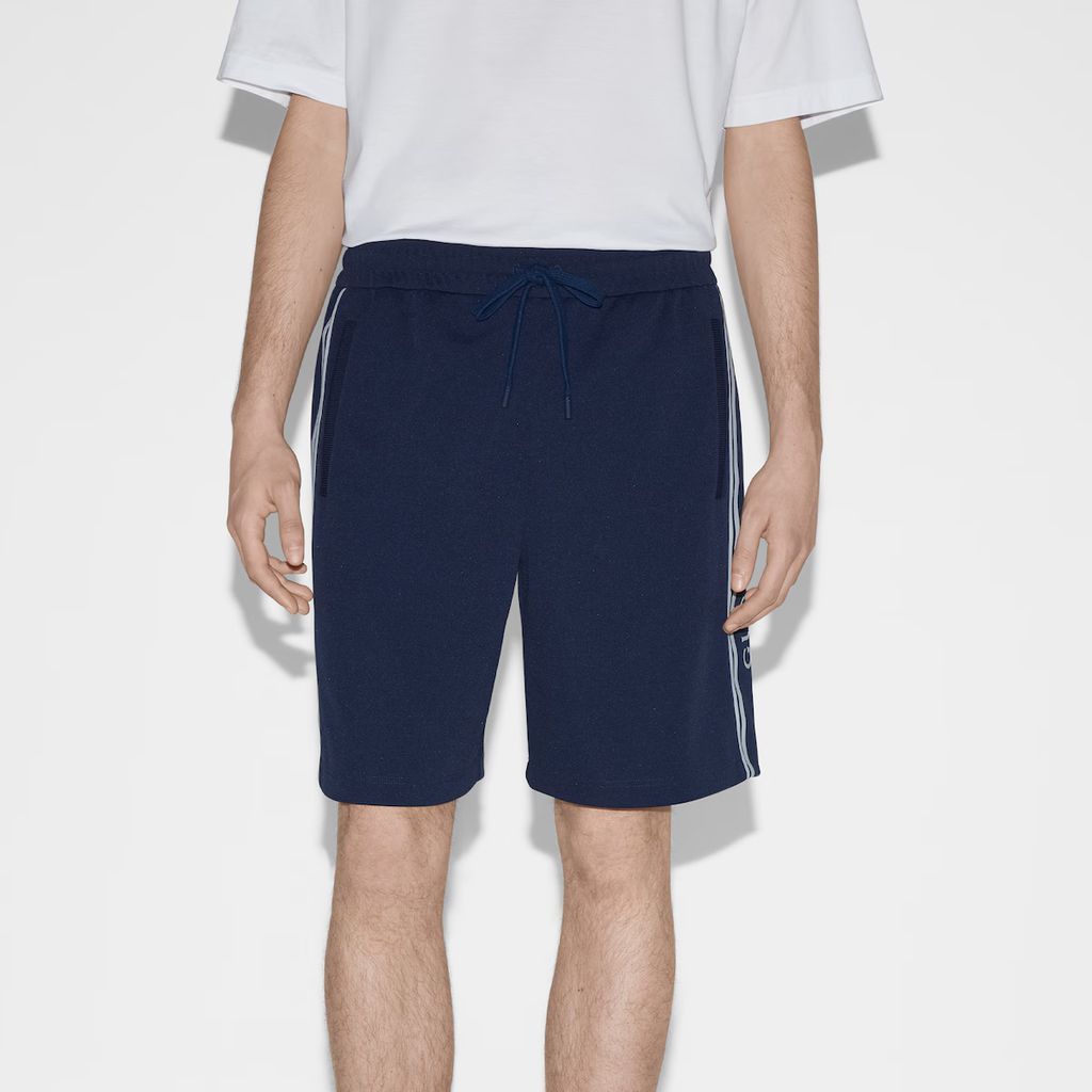 Gucci o1la5ras0426 Technical Jersey Shorts in Navy Blue Size US 38 / EU 54 - 2 Thumbnail