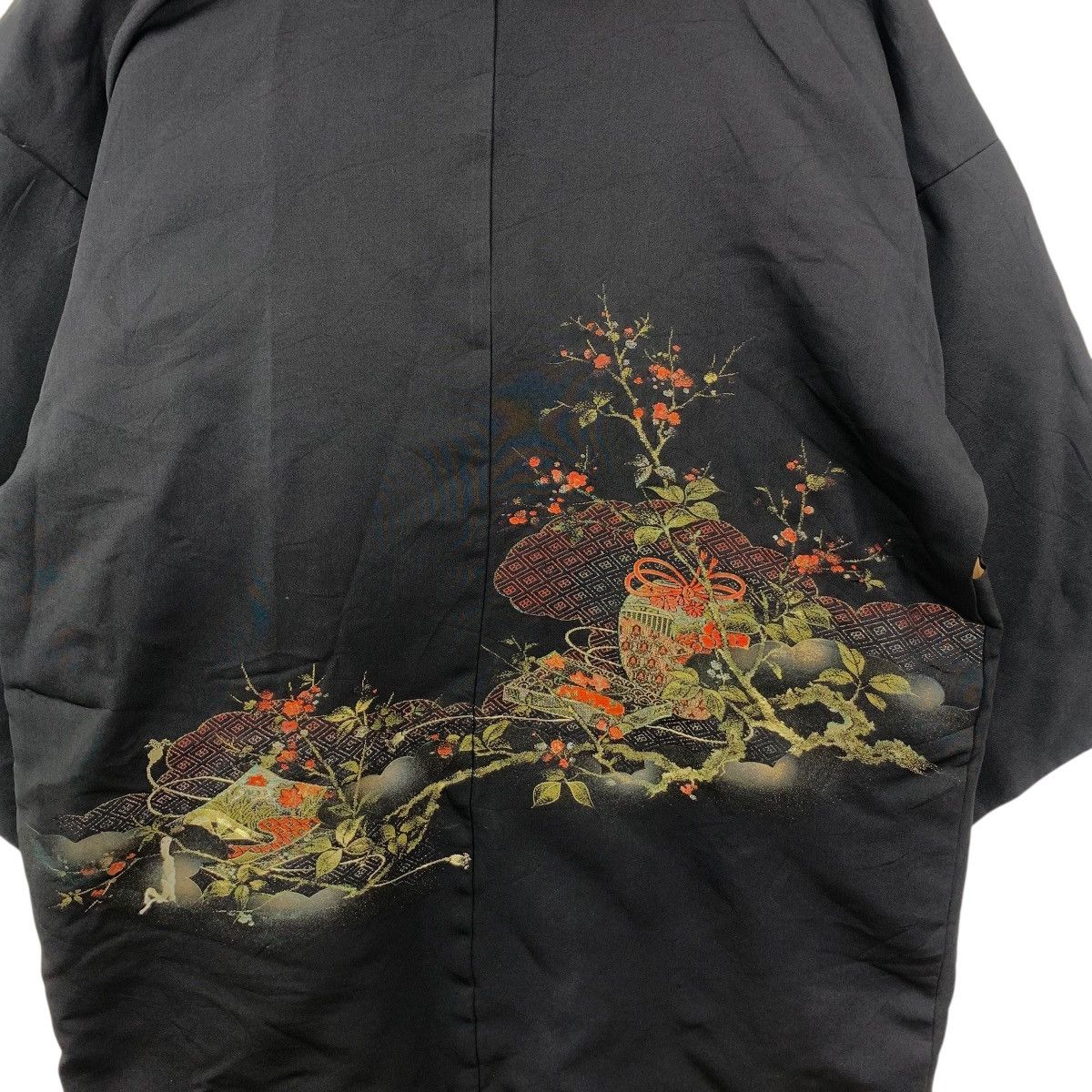 Vintage Vintage 70s KIMONO JAPAN ARTWORK Traditional Geisha Robe Size XXL / US 16-18 / IT 52-54 - 9 Thumbnail