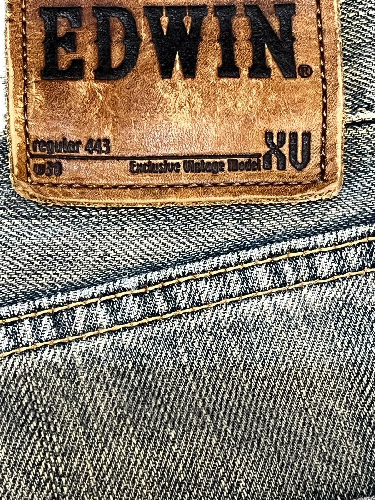 Edwin × Japanese Brand Vintage Edwin XV Faded Distressed Denim Size US 29 - 7 Thumbnail
