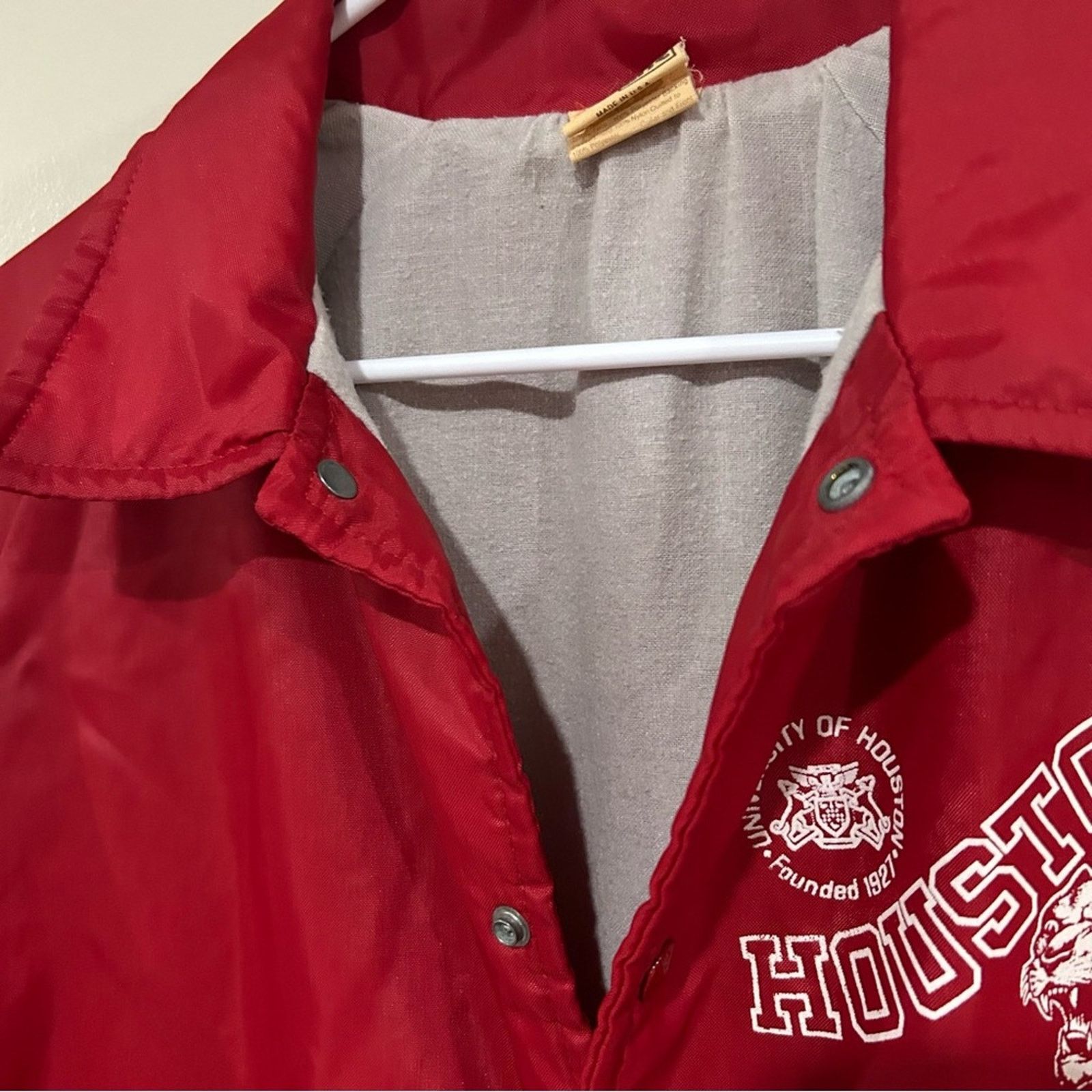 Chalk Line Vintage University Of Houston Cougars Jacket Size US M / EU 48-50 / 2 - 5 Thumbnail