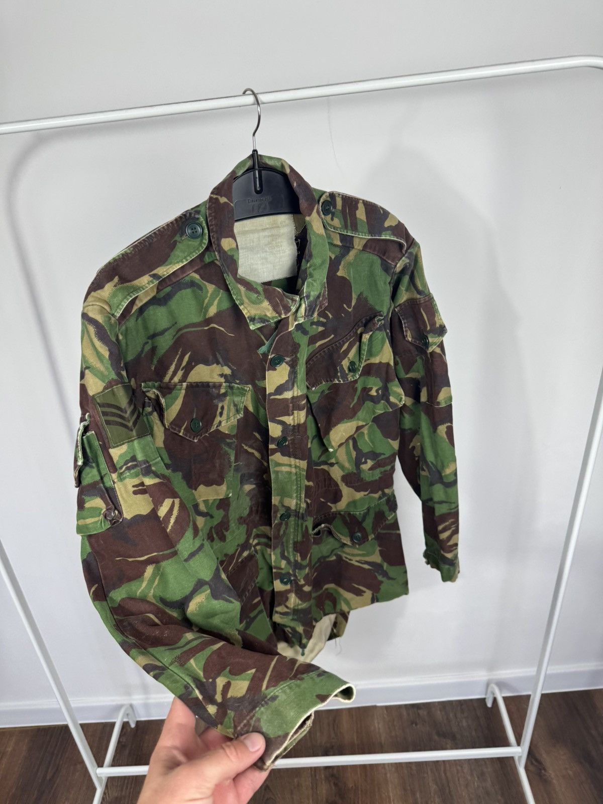 Other Vintage British Army DPM Camo Combat Smock Military Jacket Size US L / EU 52-54 / 3 - 7 Thumbnail