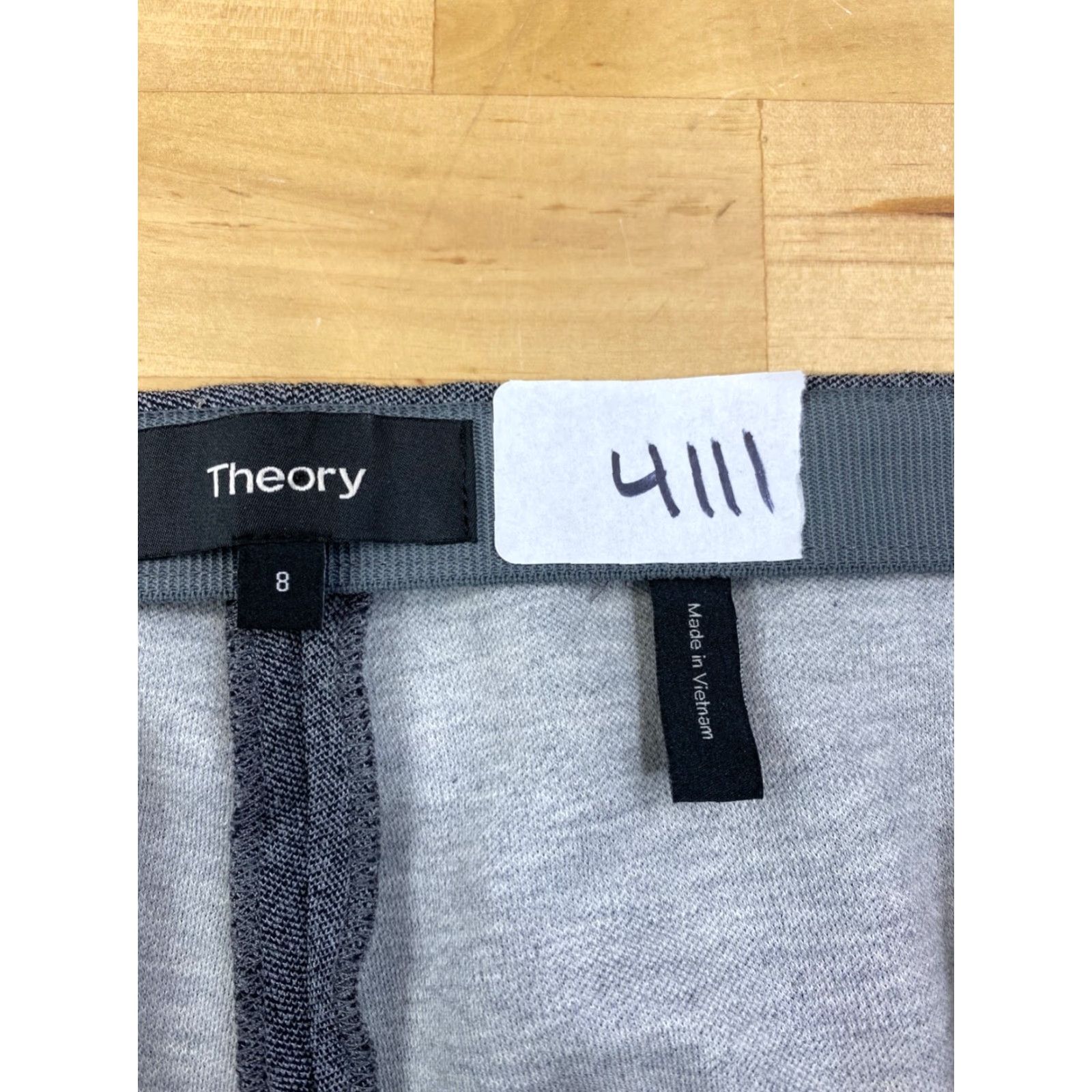 Theory Womens Theory Dress Pants Gray 8 Regular Pants Women Dress Pants Gray Theory 8 Womens Size 30" / US 8 / IT 44 - 3 Thumbnail