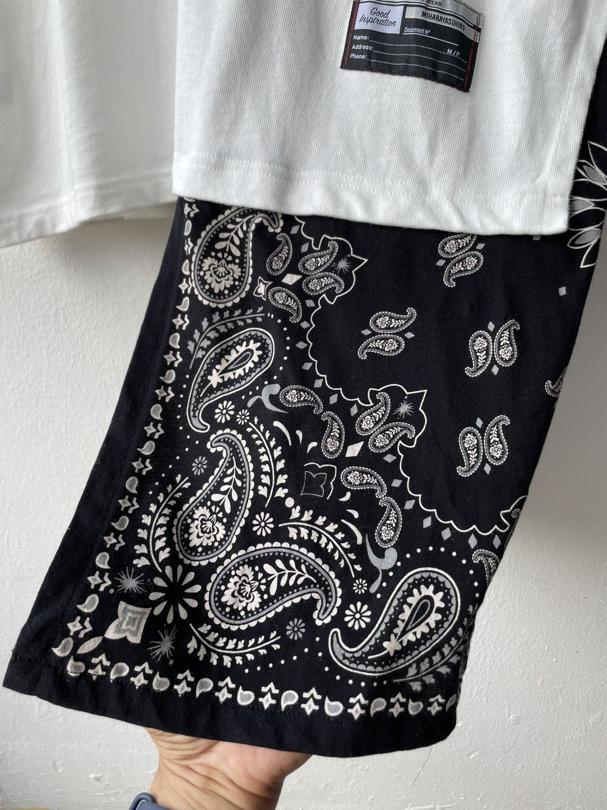 GU × Maison MIHARA YASUHIRO Miharayasuhiro x Gu Good inspiration Paisley Tshirt Size US M / EU 48-50 / 2 - 6 Thumbnail