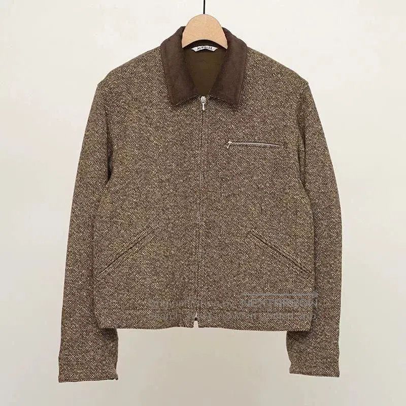 Auralee aura 25aw homespun tweed zip blouson. Size US M / EU 48-50 / 2 - 2 Thumbnail
