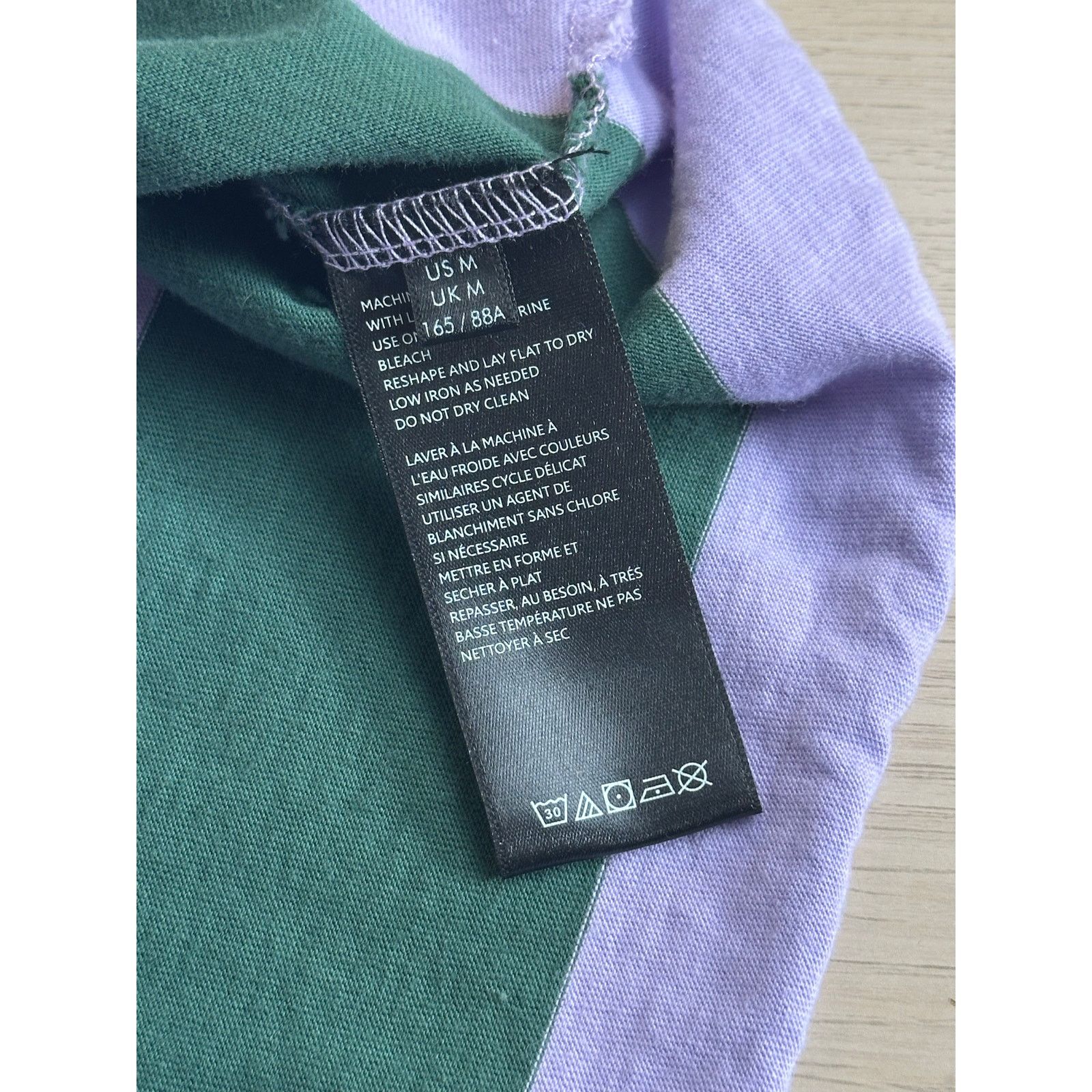 Bdg BDG Women's Purple and Green Striped Rugby Shirt - Size M Size M / US 6-8 / IT 42-44 - 4 Thumbnail