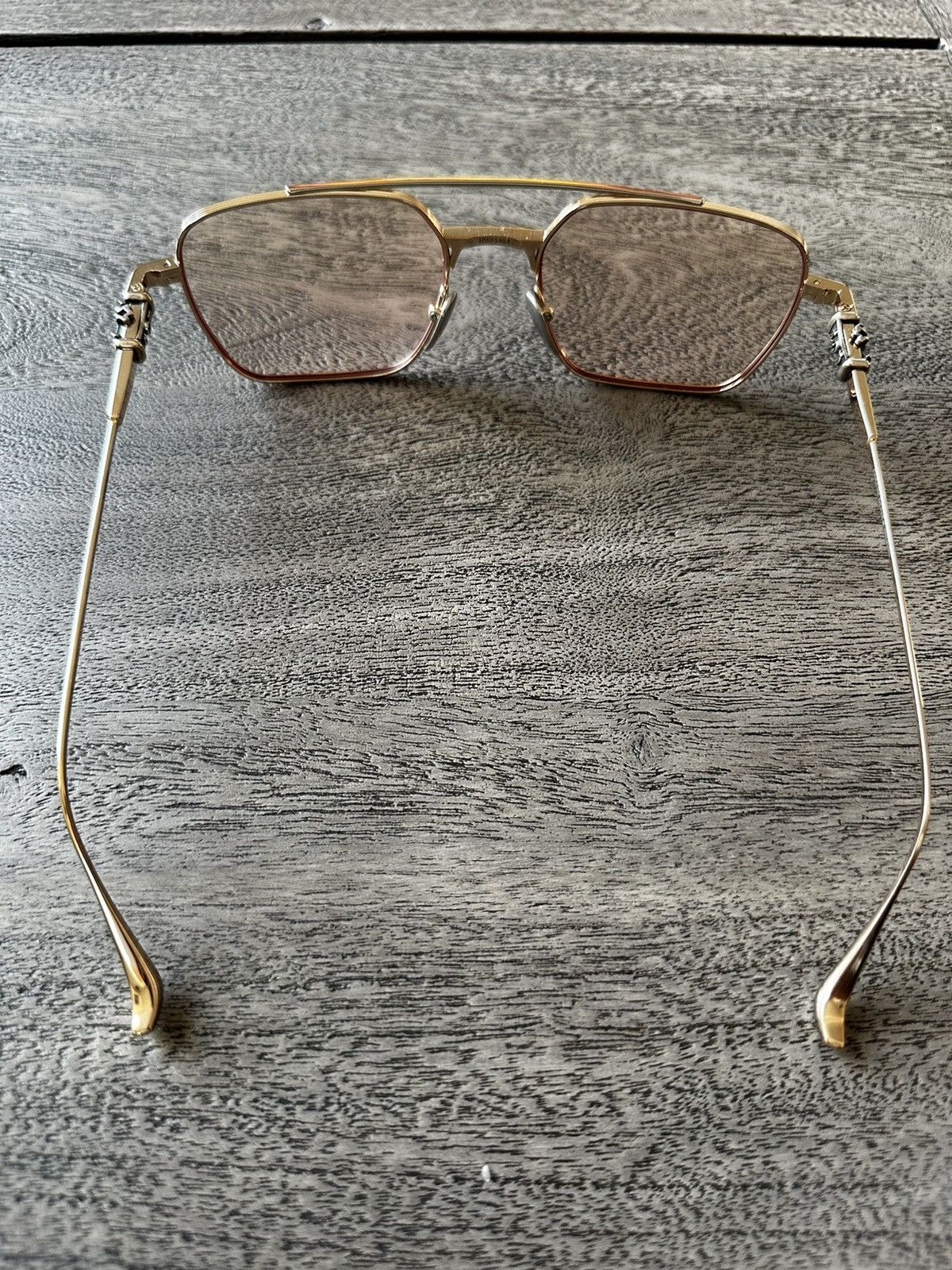 Chrome Hearts Chrome Hearts CH Magnum II Rose Gold Sunglasses O/S Size ONE SIZE - 10 Thumbnail