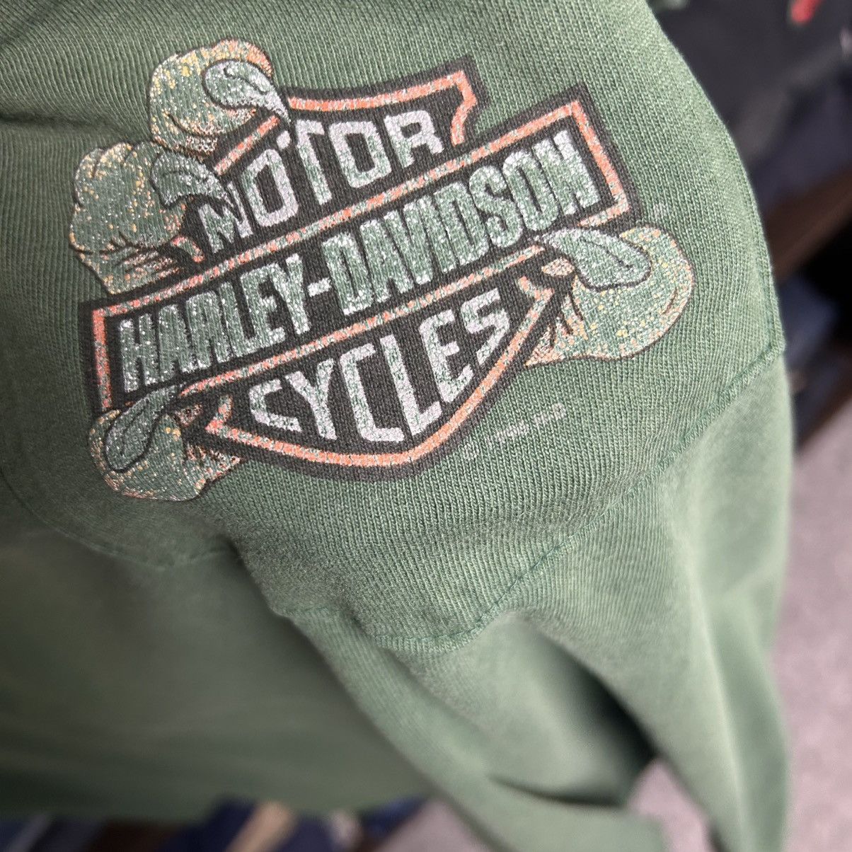 Harley Davidson Vintage Harley Davidson 1996 big graphic logo cycle tee Size US L / EU 52-54 / 3 - 6 Thumbnail