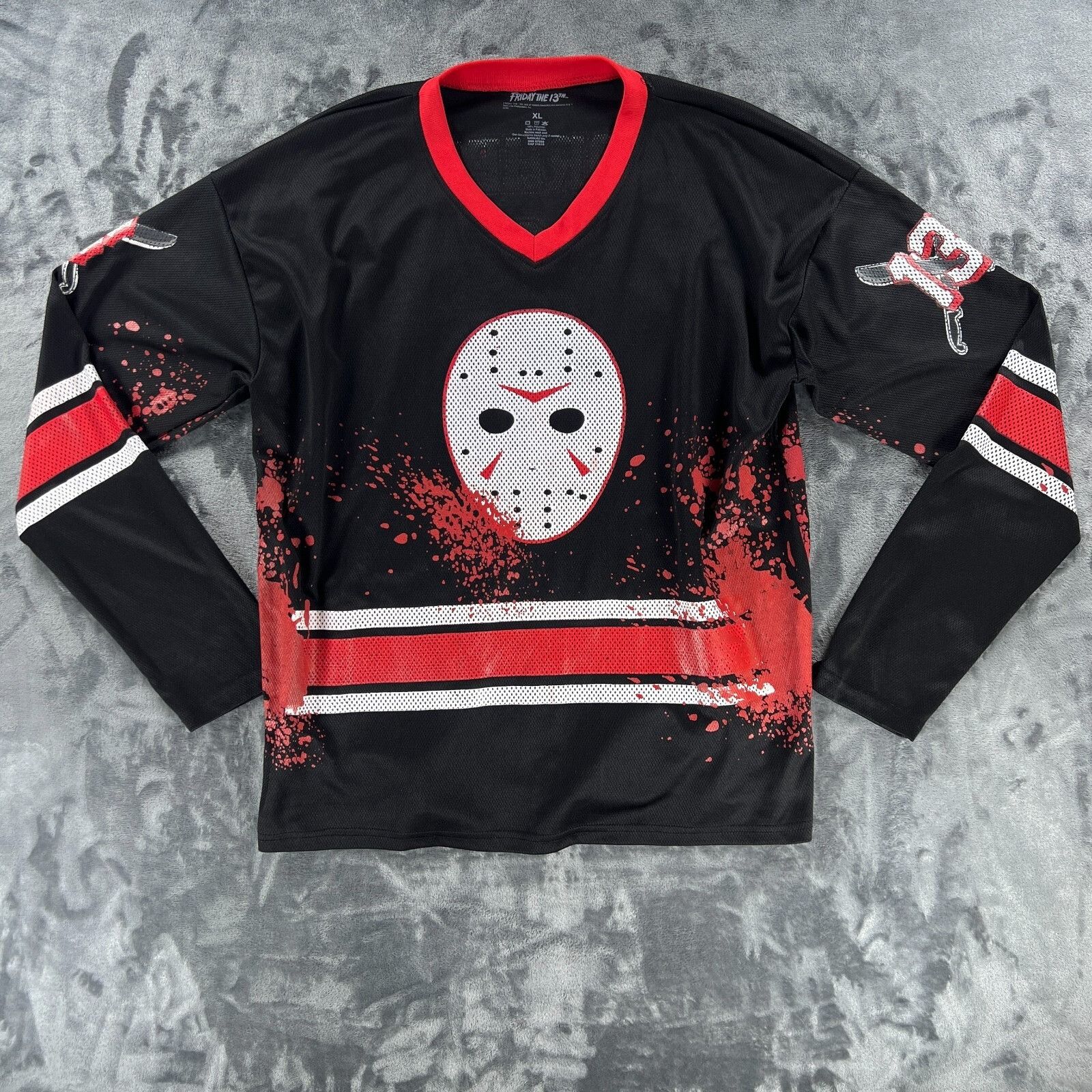 Other Friday The 13th Hockey Jersey Men XL Horror Jason Voorhees # Size US XL / EU 56 / 4 - 2 Thumbnail