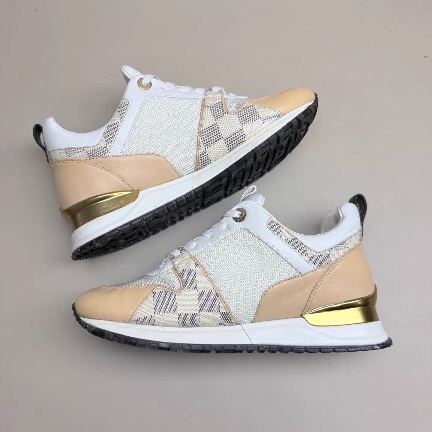 Louis Vuitton LV Runaway White Orange Monogram Sneaker 36 95 New Size US 5.5 / IT 35.5 - 5 Thumbnail