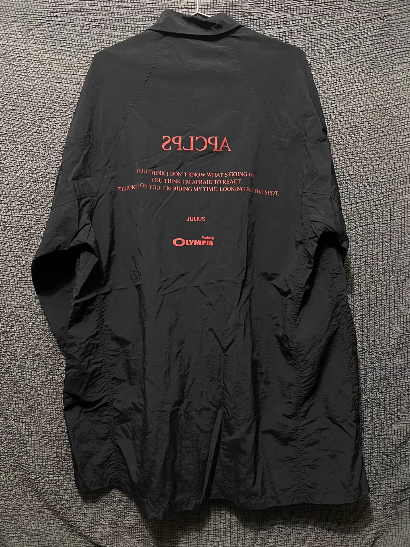 Julius JULIUS 18SS Parking Collection coach jacket. Size US S / EU 44-46 / 1 - 2 Thumbnail
