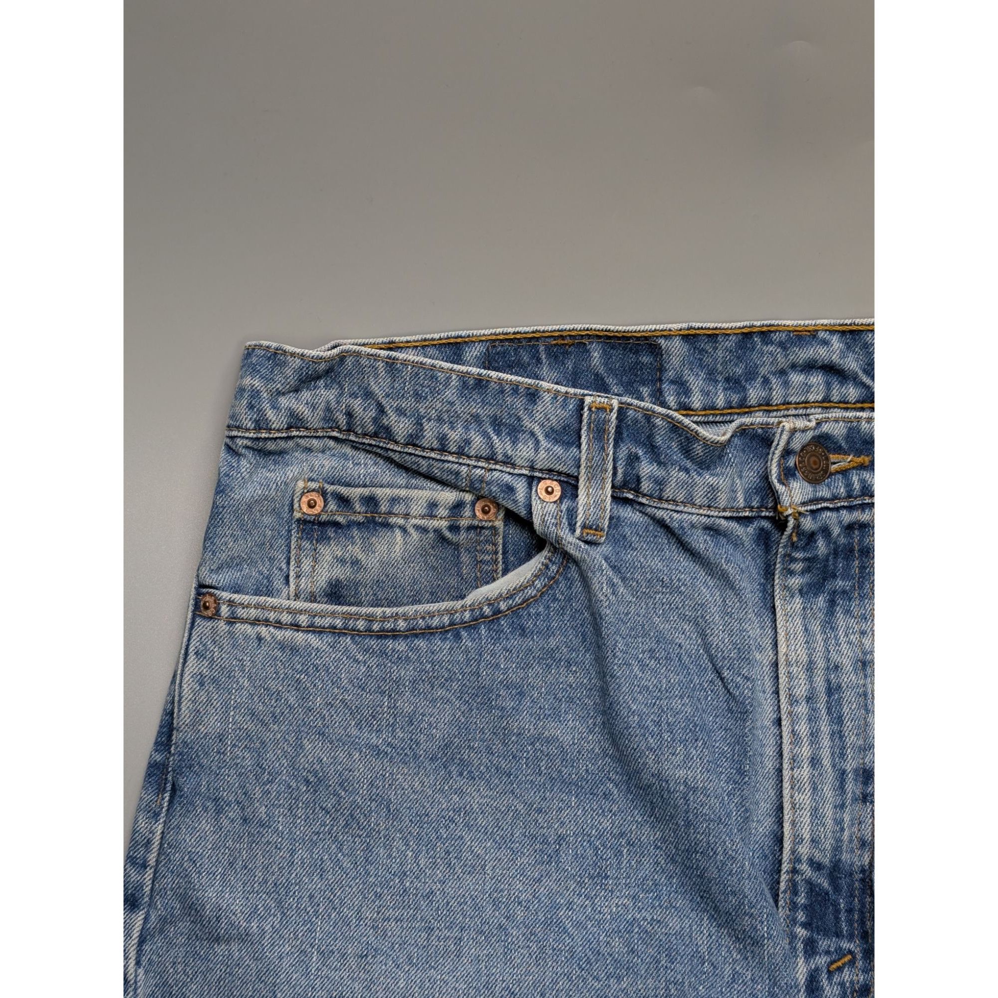 Levi's Levi's 550 Made in USA Relaxed Fit Denim Jeans Pants (Y1078) Size US 38 / EU 54 - 5 Thumbnail